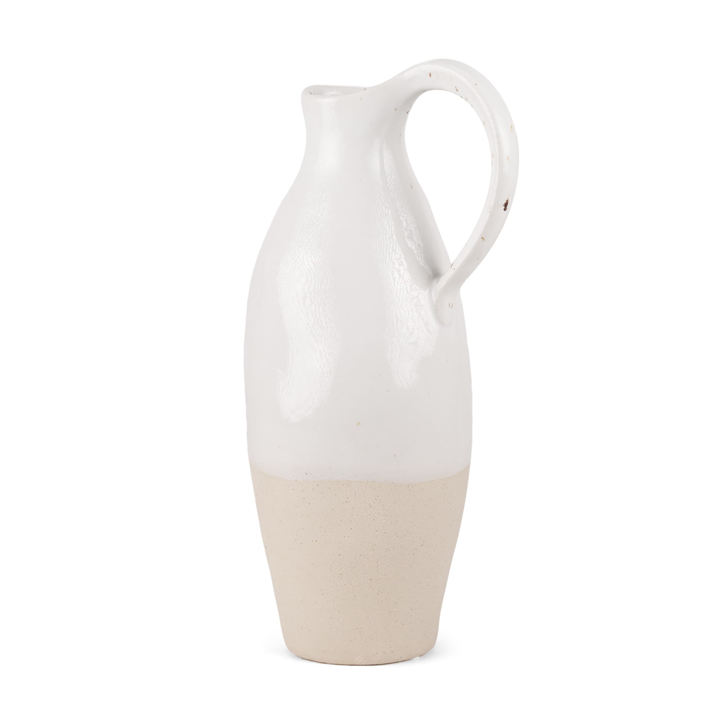 Valora Black Speckled Cream w/ Light Beige Ceramic Jug — product photograph