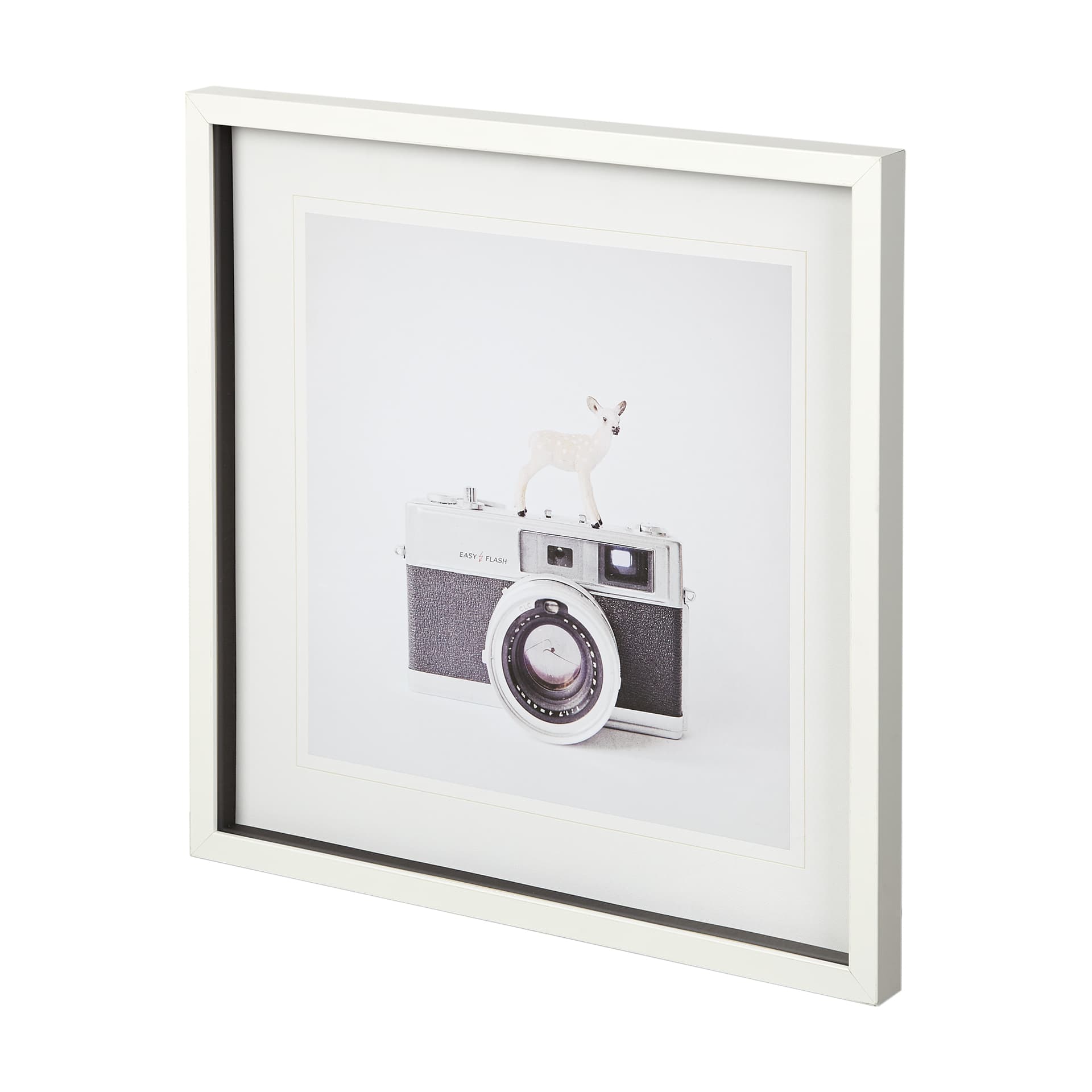 Deer & Vintage Camera by Susannah Tucker Photography a Framed Photo Art Print Matted under Glass — product photograph