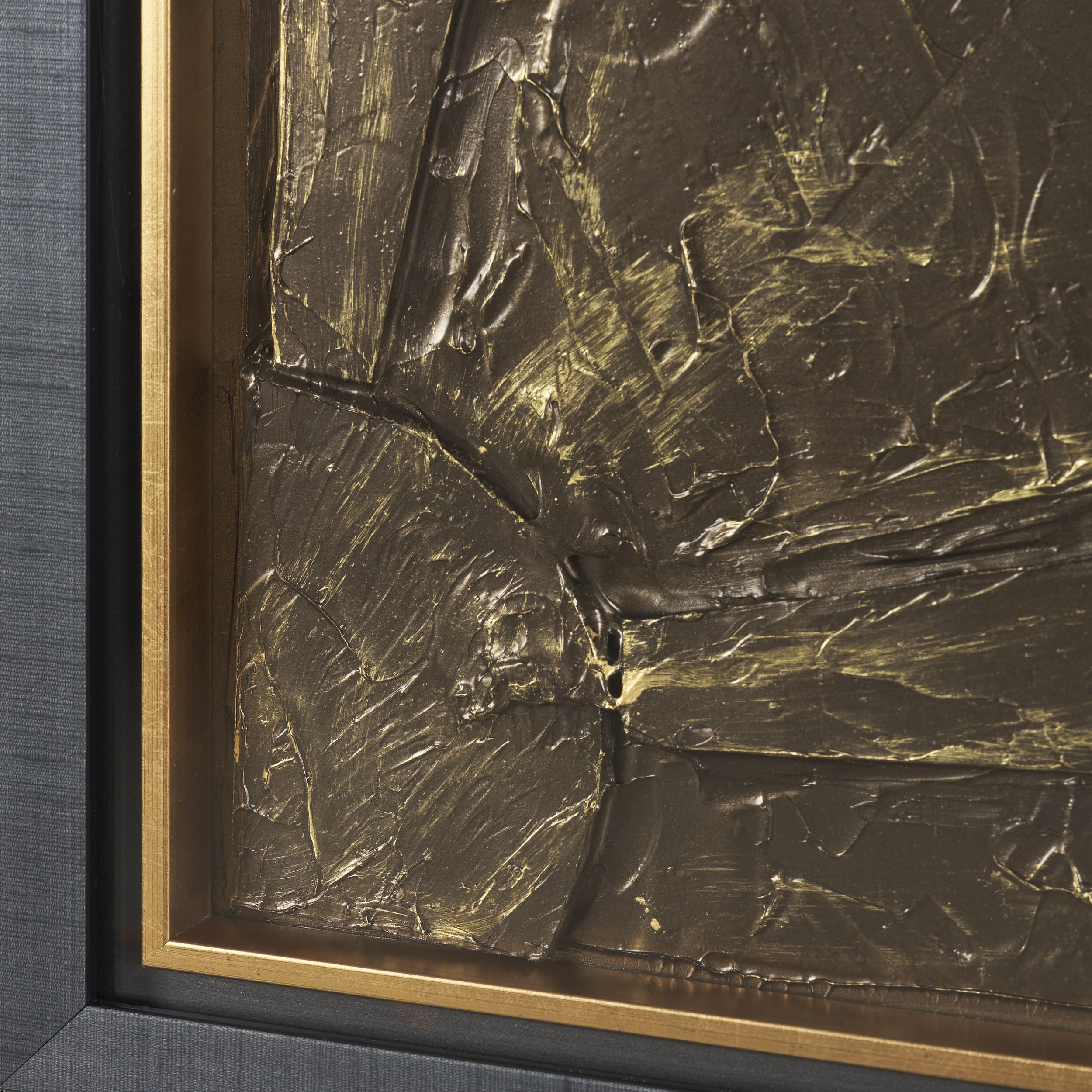 The Bronze Spark III by Studio M a handmade Original Framed Artwork under Glass — product photograph
