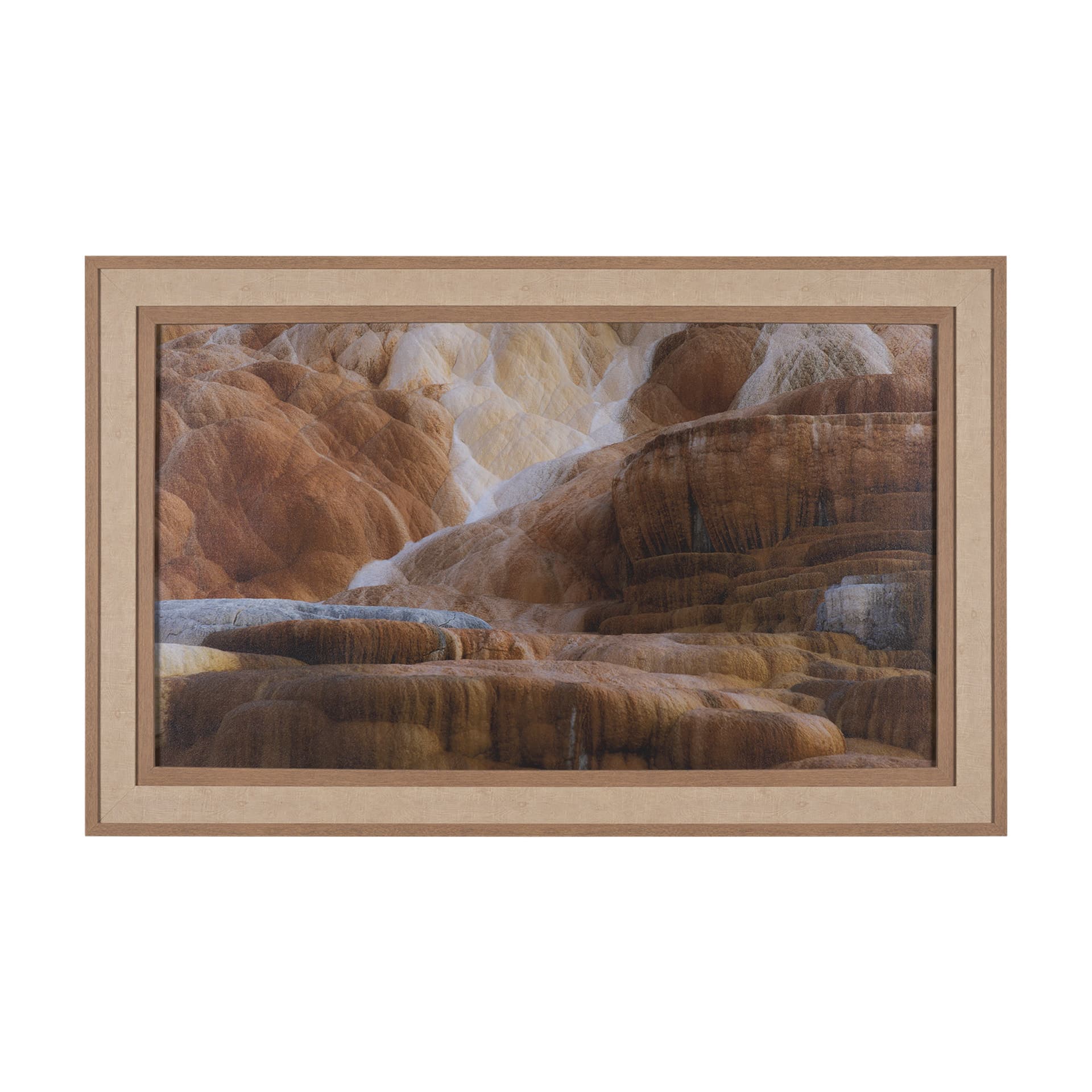 Liquid Travertine by Gary Blatter a Hand Embellished Framed Photo Art Print — product photograph