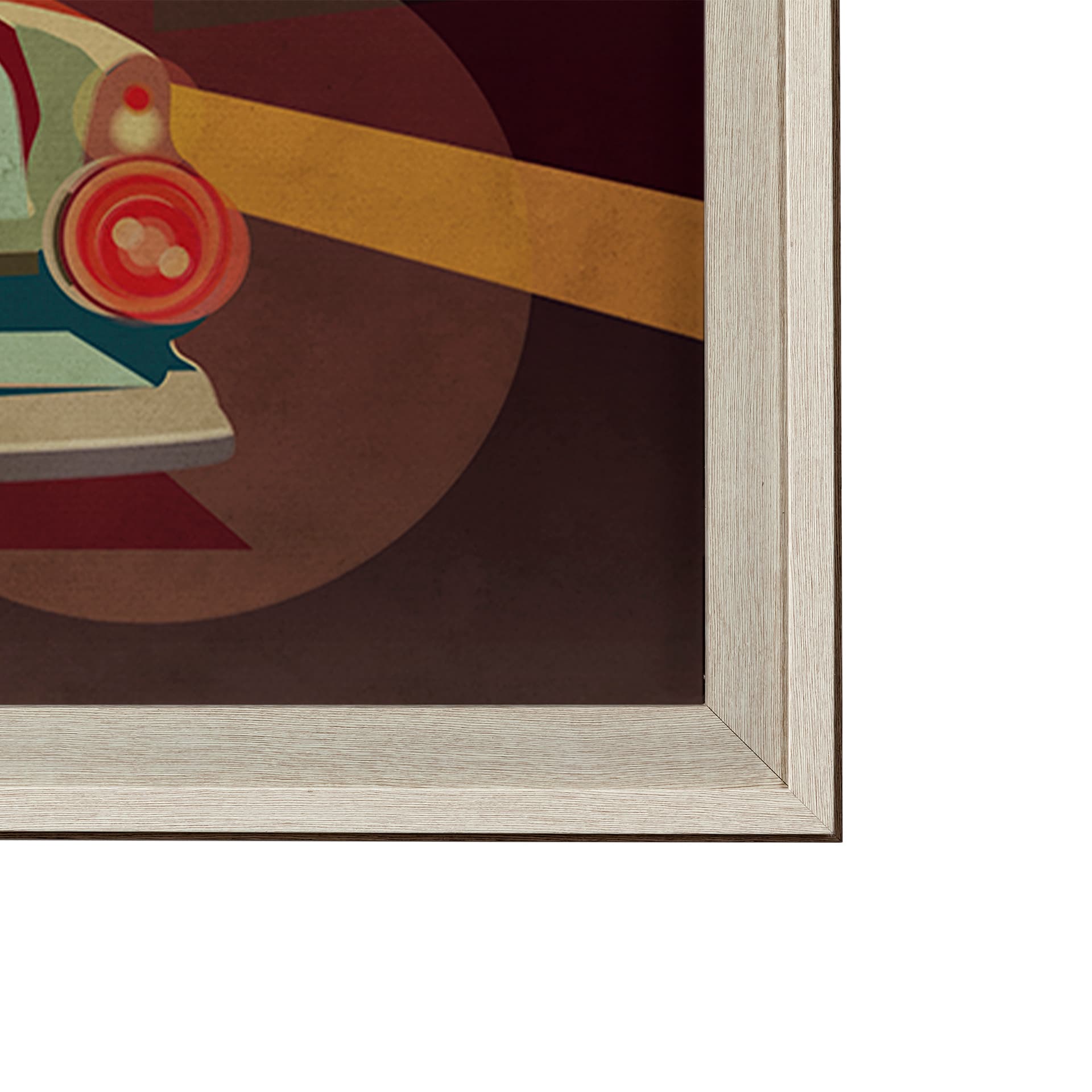 Nevada Go USA (XL) by Mercana Studio a Hand Embelished Decograph Framed Art Print under Glass — product photograph