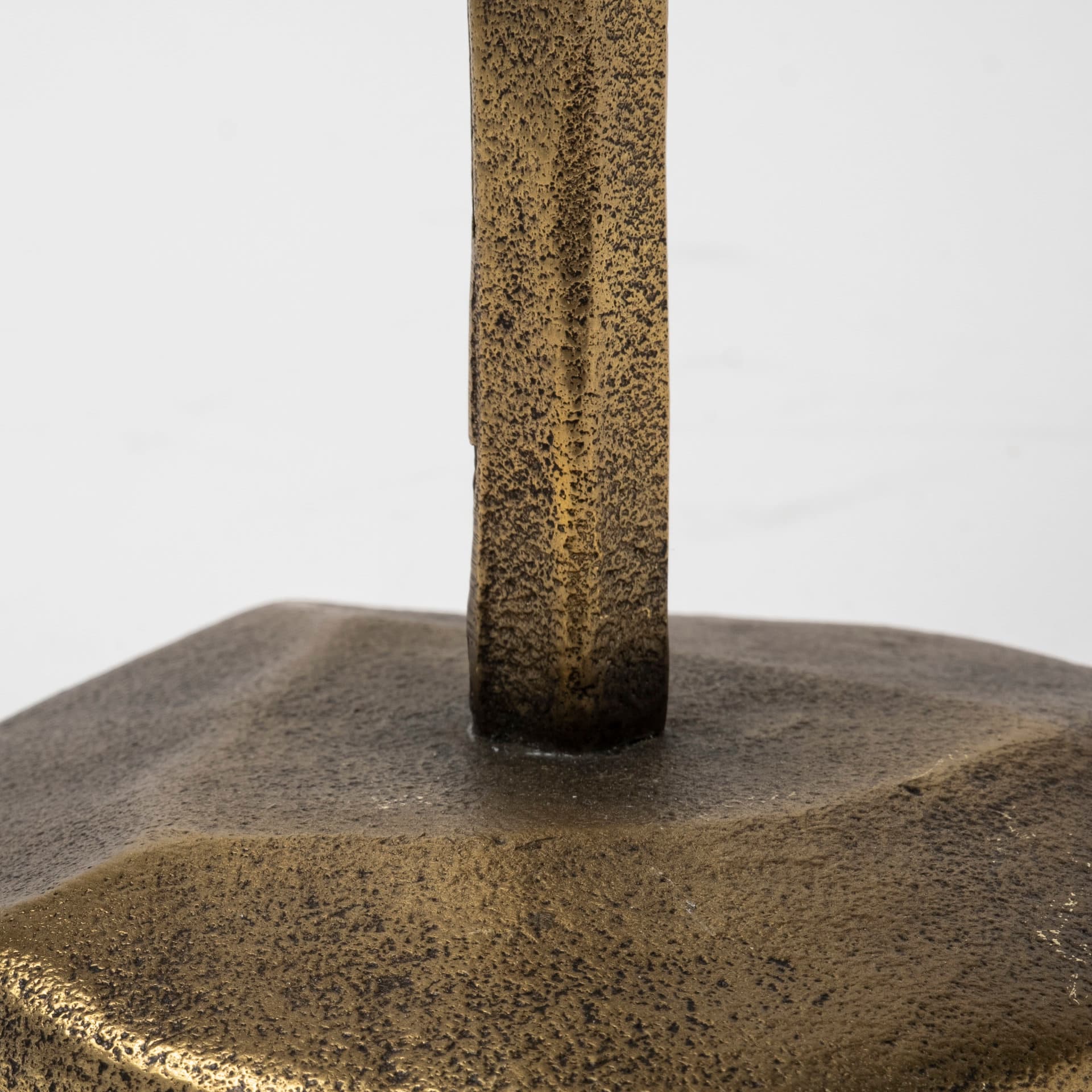 Levit (Large) Gold Table Candle Holder — product photograph