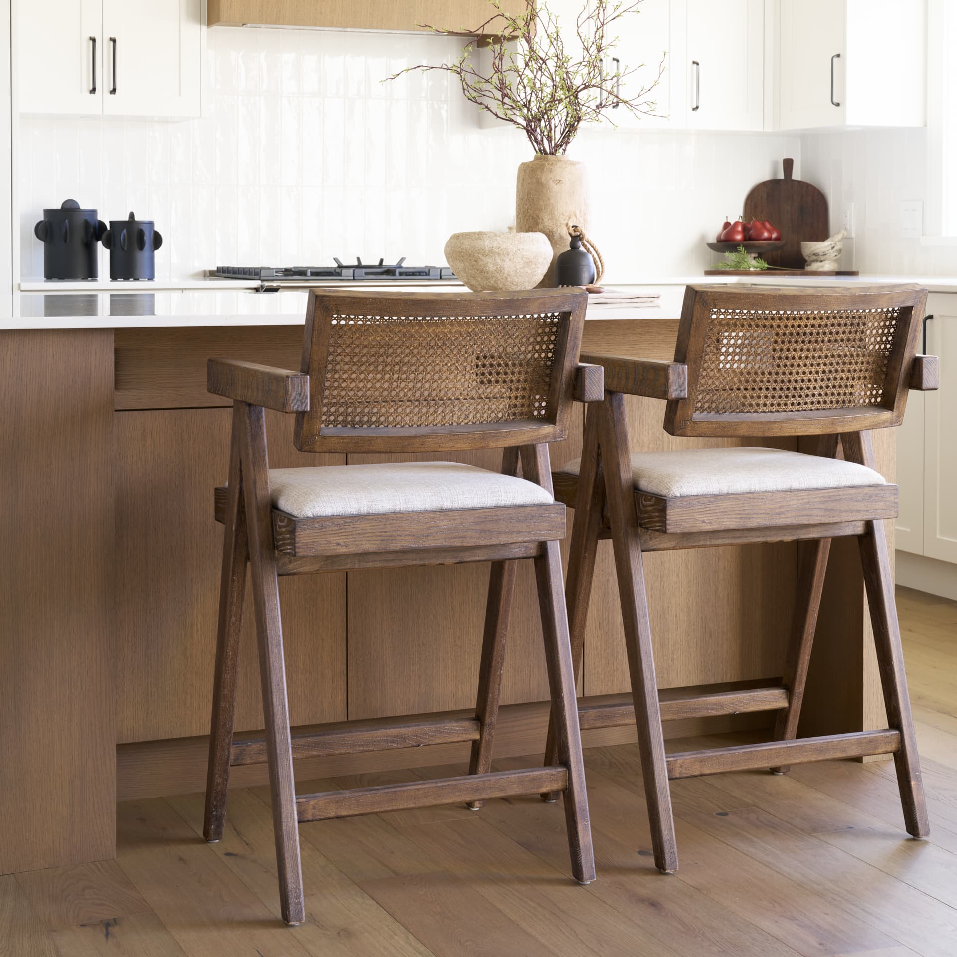 Indie Backless 38in Seat Counter Stool | Medium Brown — product photograph