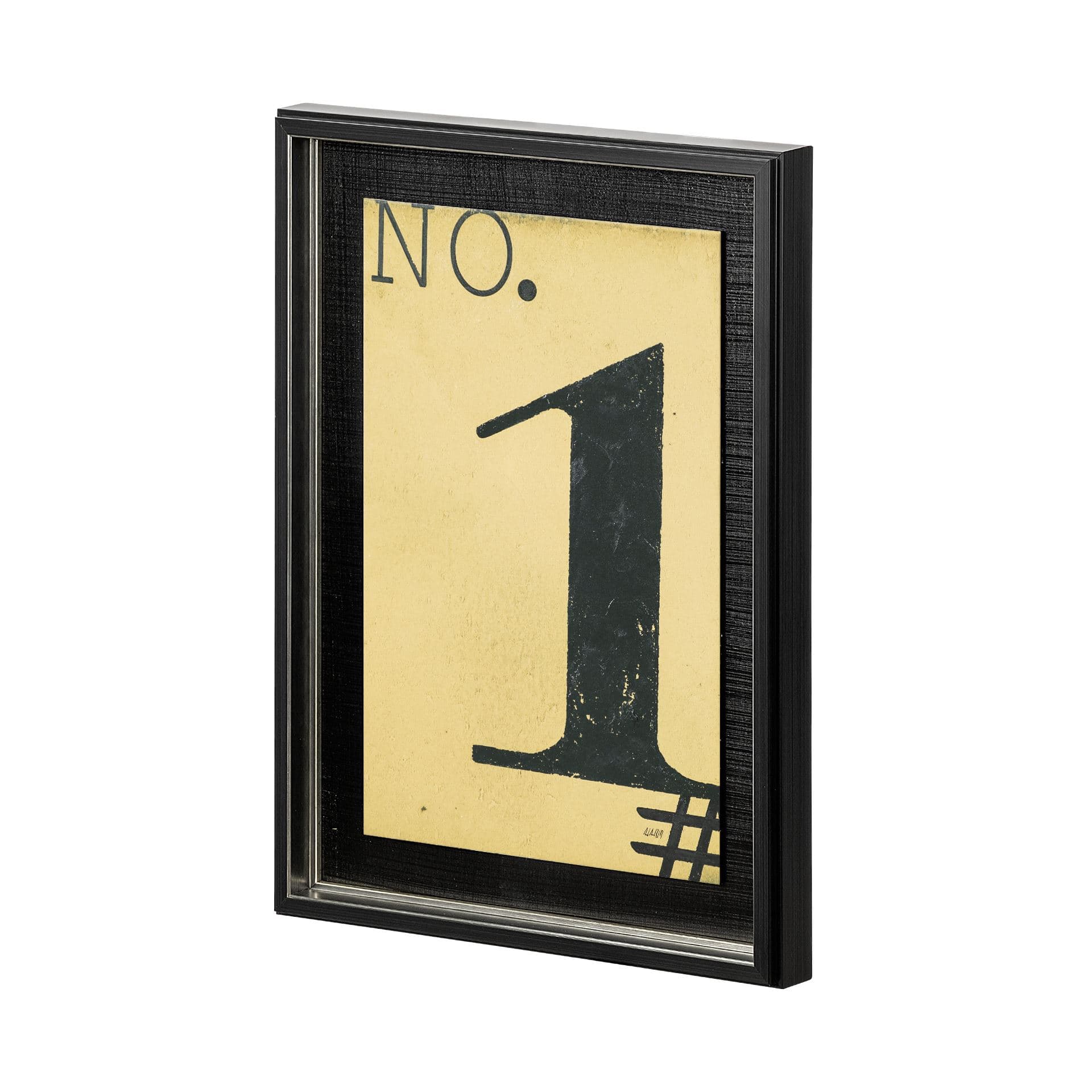 Value Collector 1 by Mercana Studio a Hand Embellished Textured Framed Art Print — product photograph