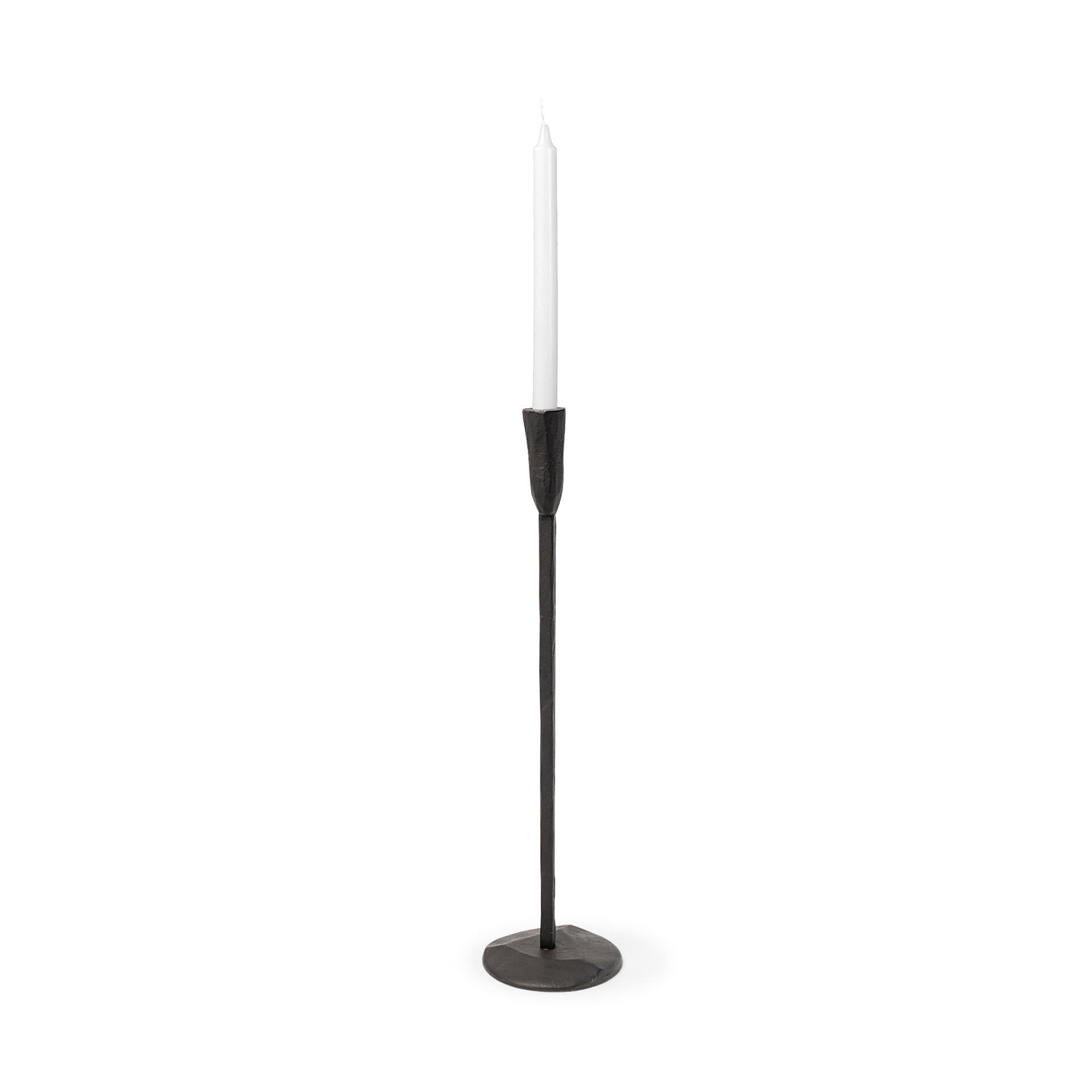 Levit (Large) Black Table Candle Holder — product photograph