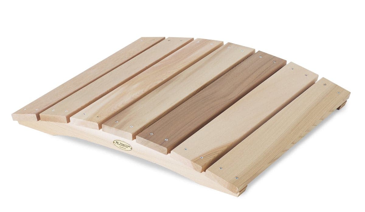 2-Ft Cedar Garden Gnome Bridge — product photograph