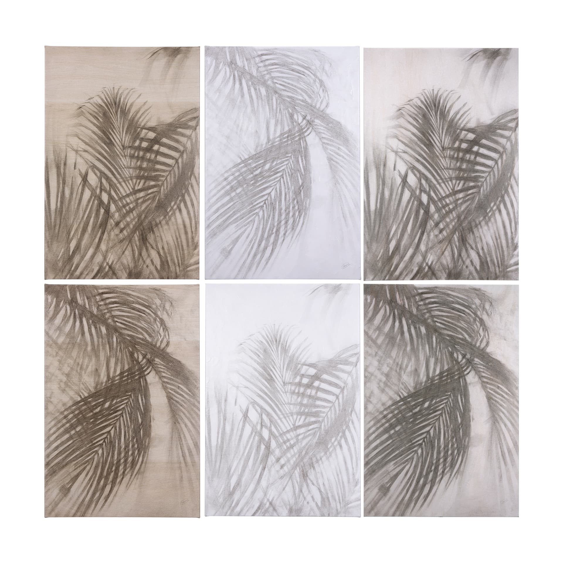 Light Shadows II by Mercana Studio a Hand Embellished Textured Canvas — product photograph