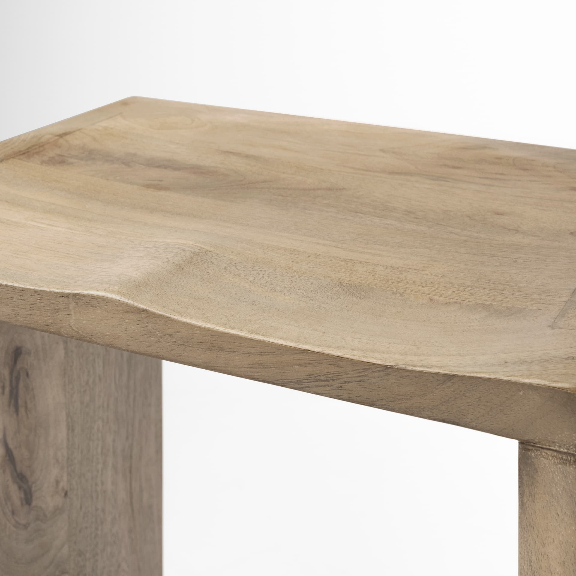 Aida Backless 30in Seat Bar Stool | Light Brown — product photograph