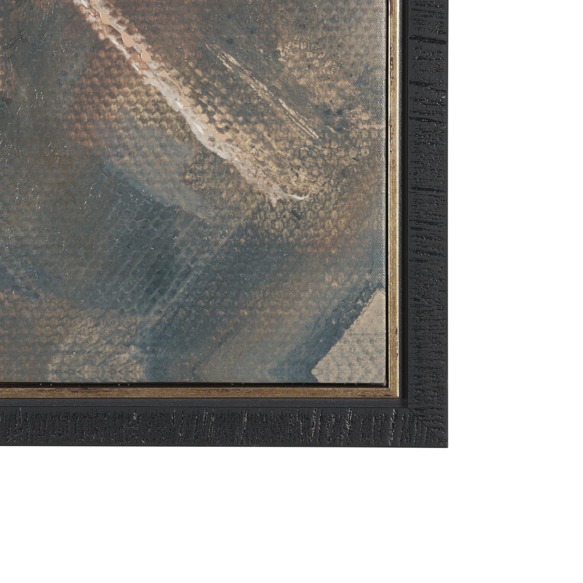 Cazim II by Mercana Studio Hand-Embellished Textured Framed Canvas Artwork — product photograph