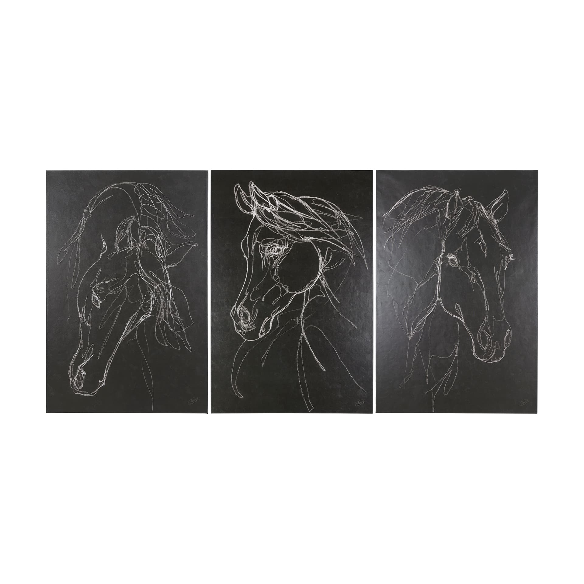 Andalusian Dark I by Mercana Studio a Hand Embellished Textured Canvas — product photograph