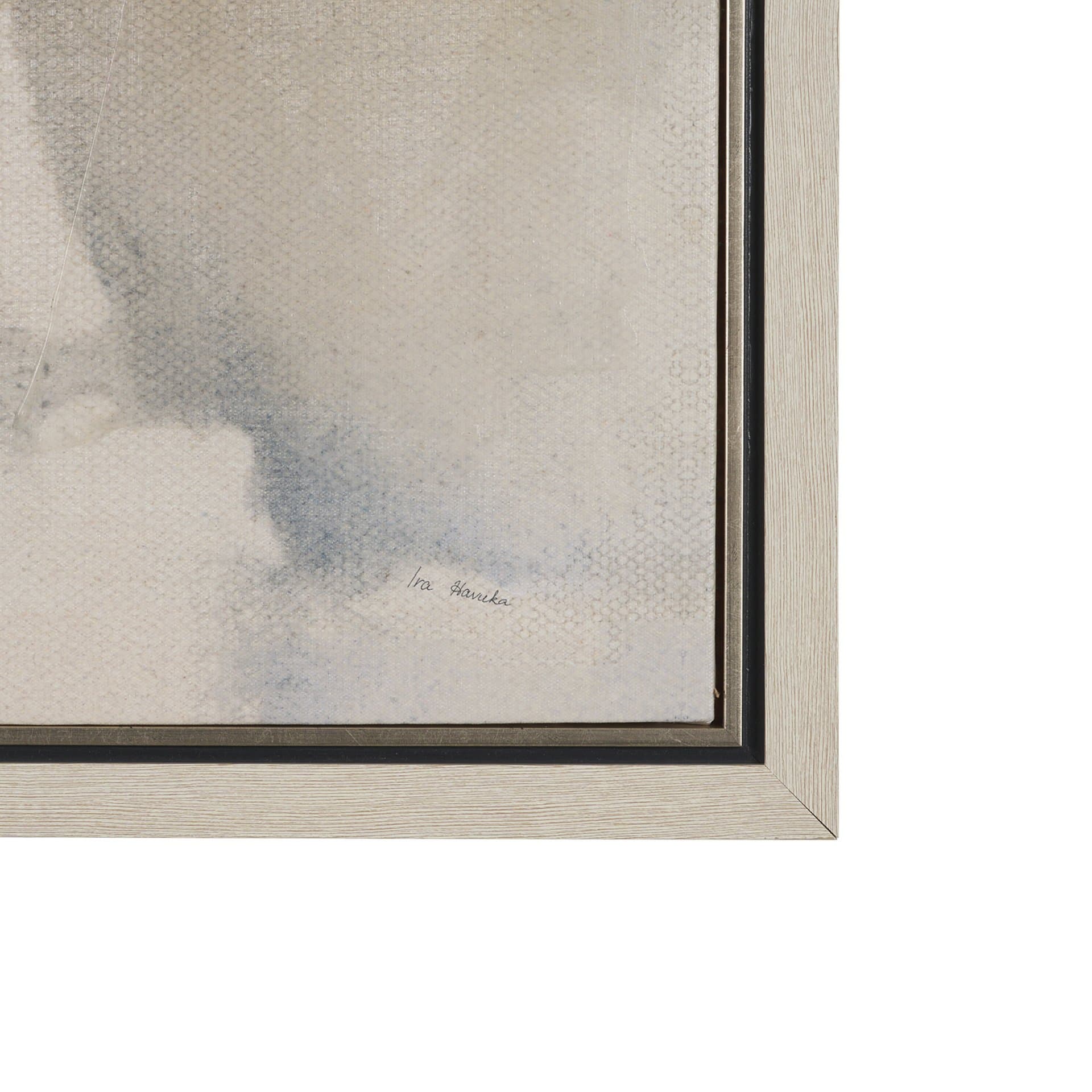Realization by Ira Havuka Hand-Embellished Textured Framed Canvas Artwork — product photograph