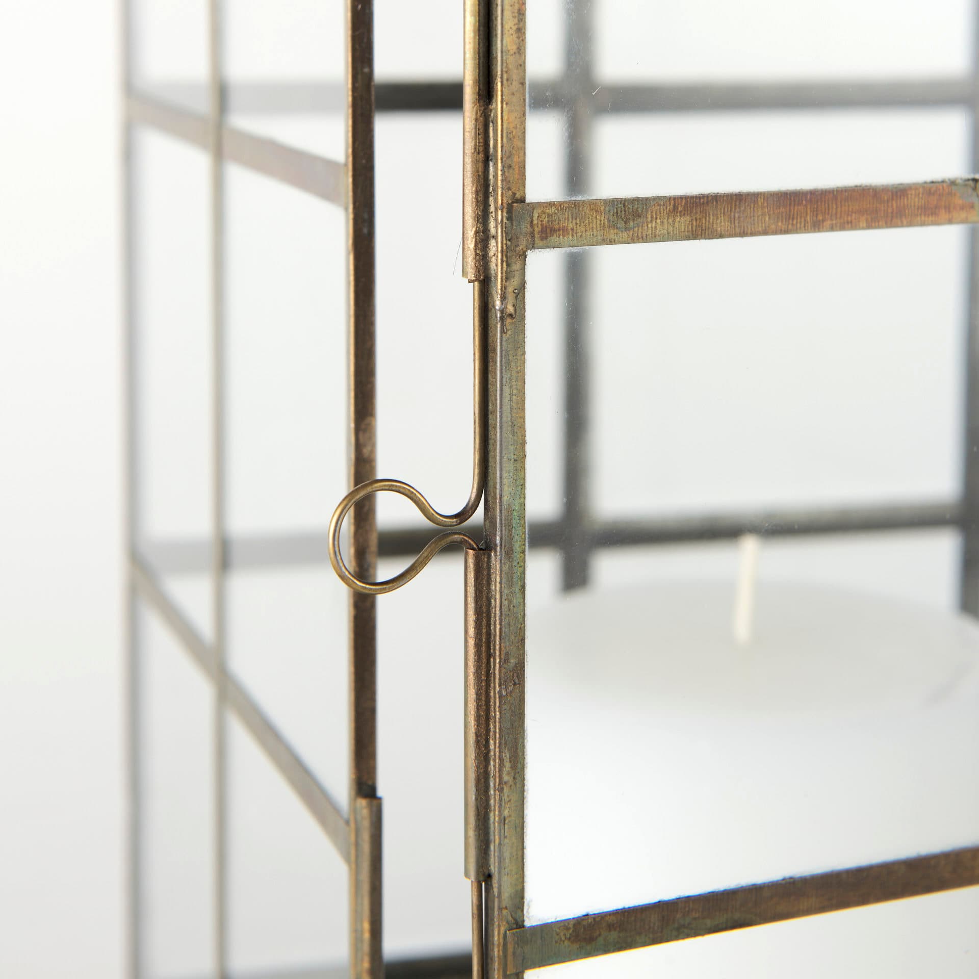 Grimwig (Small) 8L x 8W x 15H LANTERN W/SHEET BASE WITHOUT BEVEL — product photograph