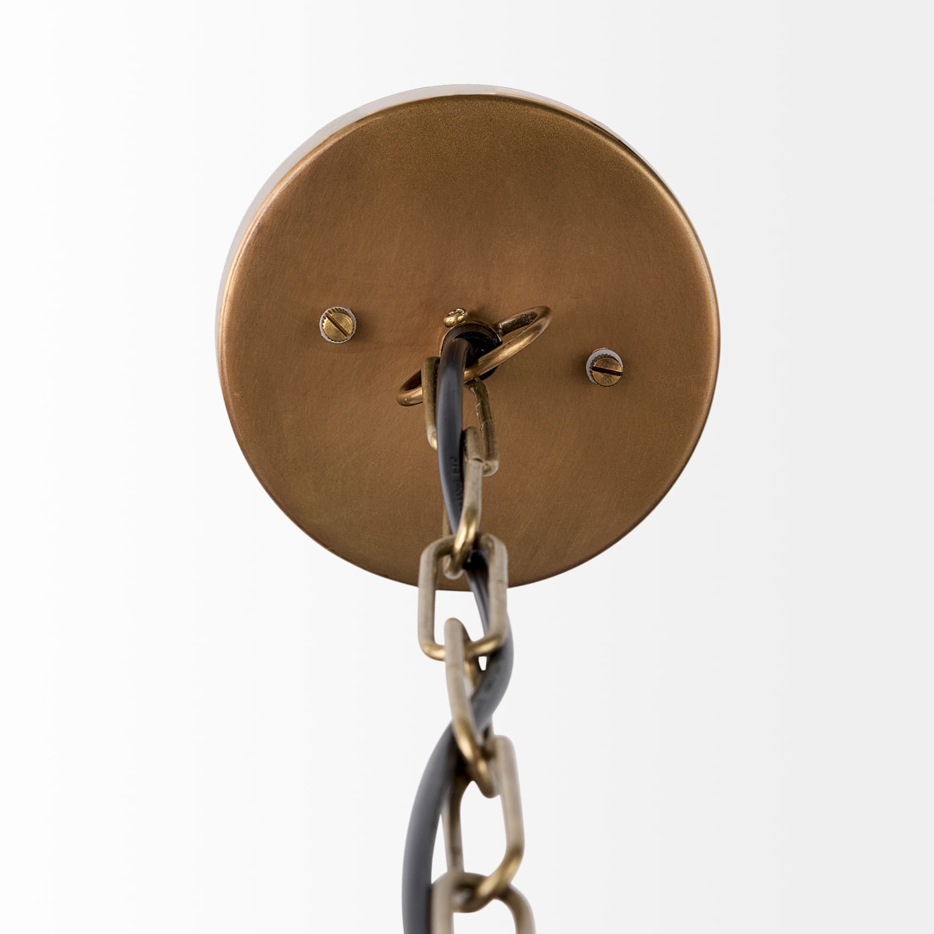 Leighton I 15x20 Gold Toned Metal Spherical Pendant Light — product photograph