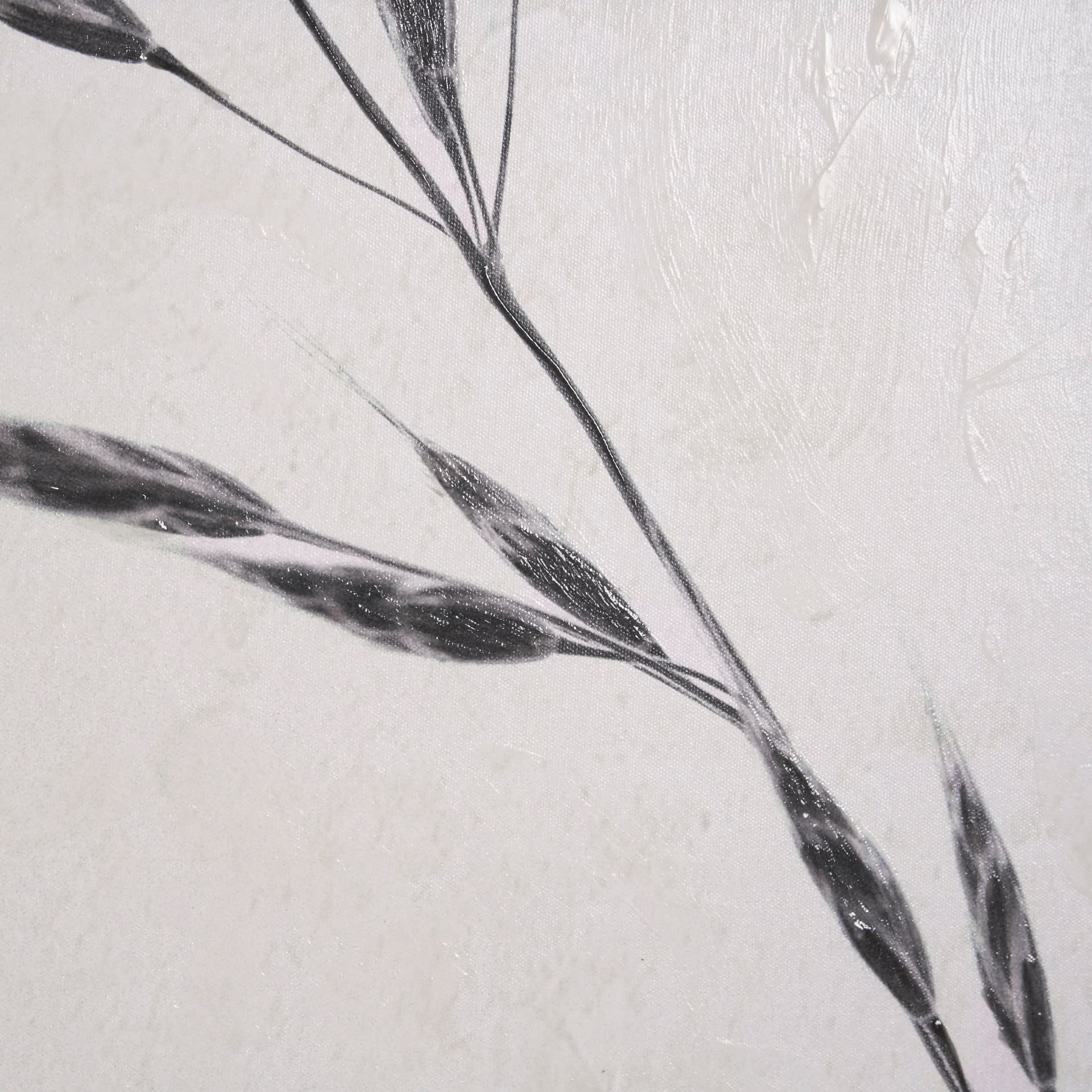 Wheat Grass III by Mercana Studio a Hand Embellished Textured Framed Canvas — product photograph
