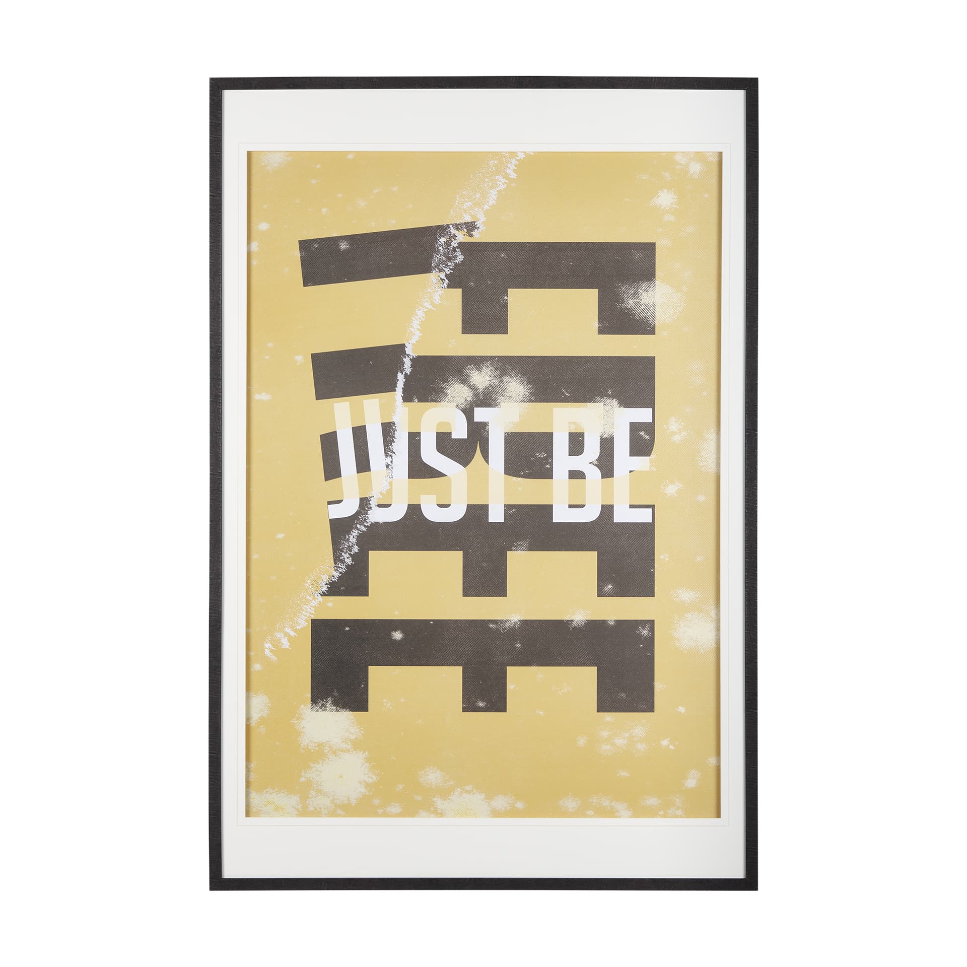 Just Be Free by Mercana Studio a Framed Art Print Matted under Glass — product photograph