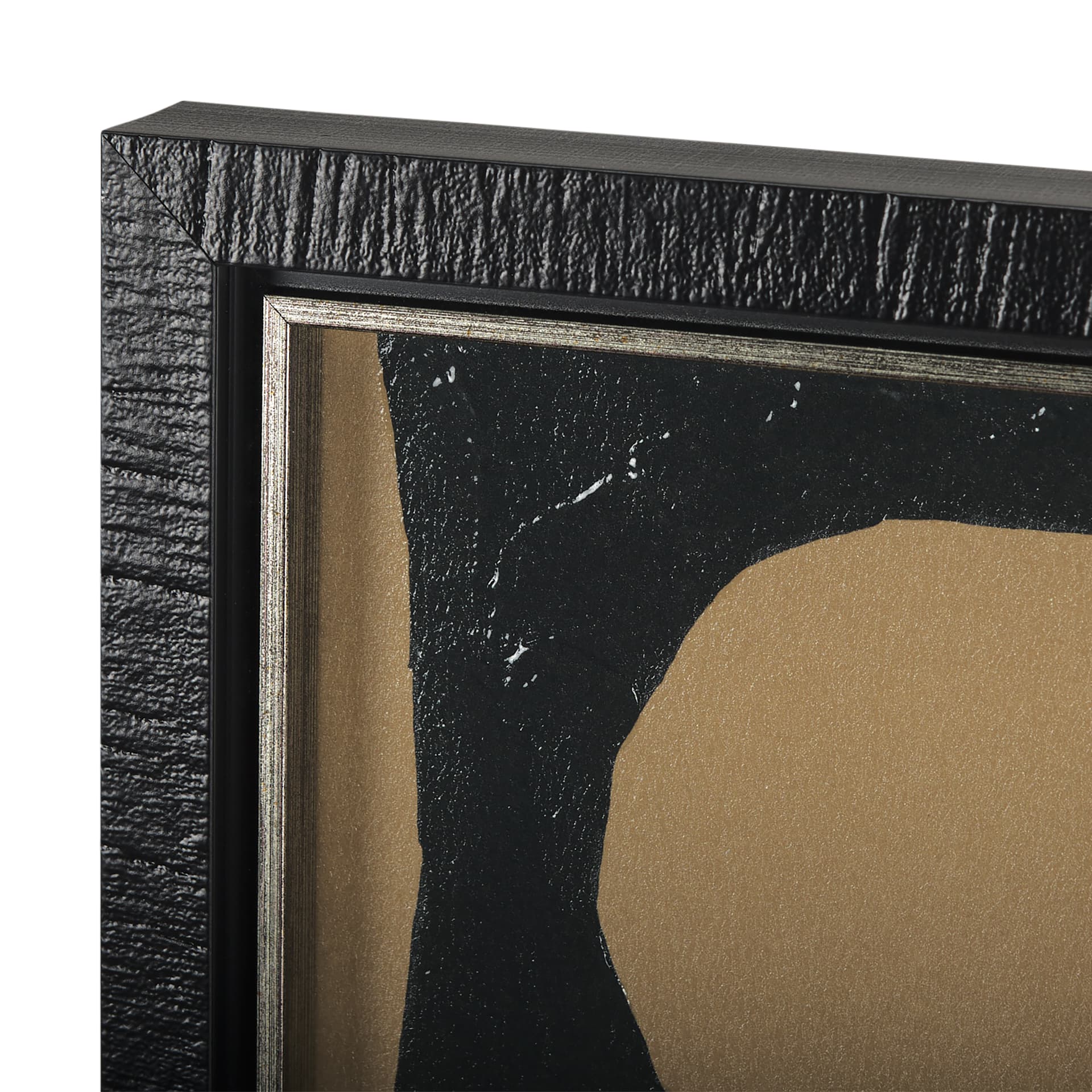 Kaldow by Mercana Studio a Hand Embellished Textured Framed Art Photograph Matted under Glass — product photograph