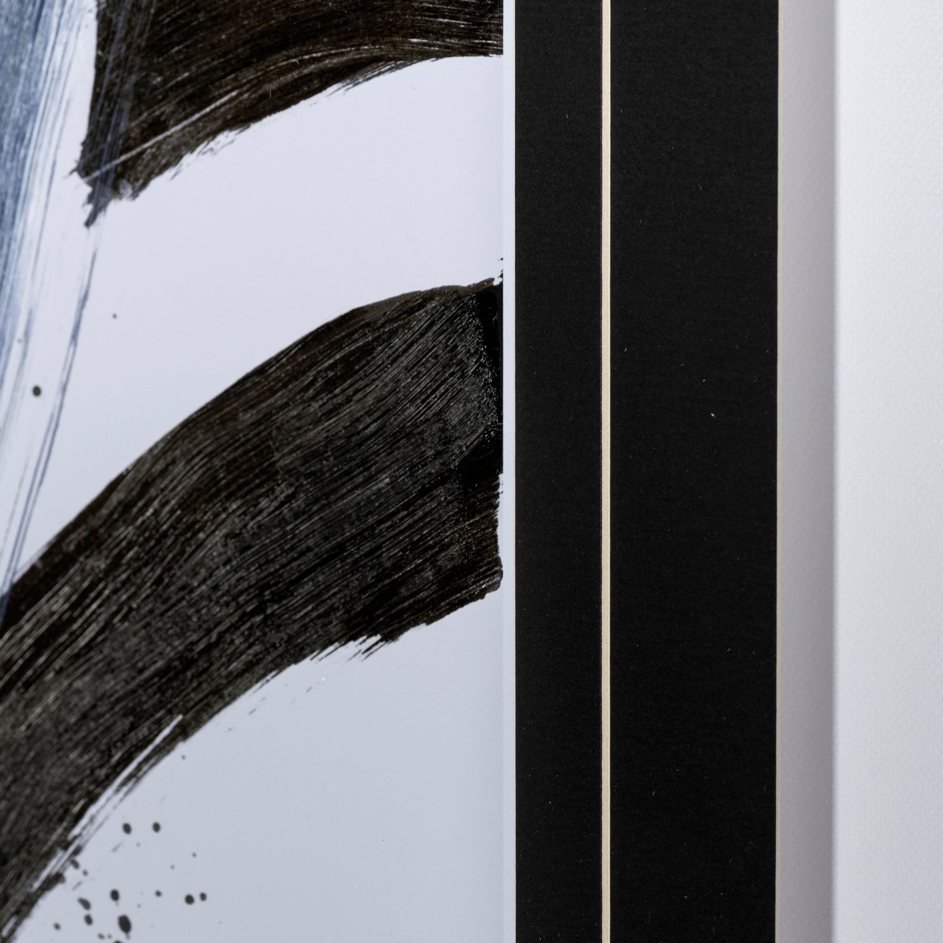 Low Storm I by Mercana Studio a Hand Embellished Textured Framed Art Print Matted under Glass — product photograph