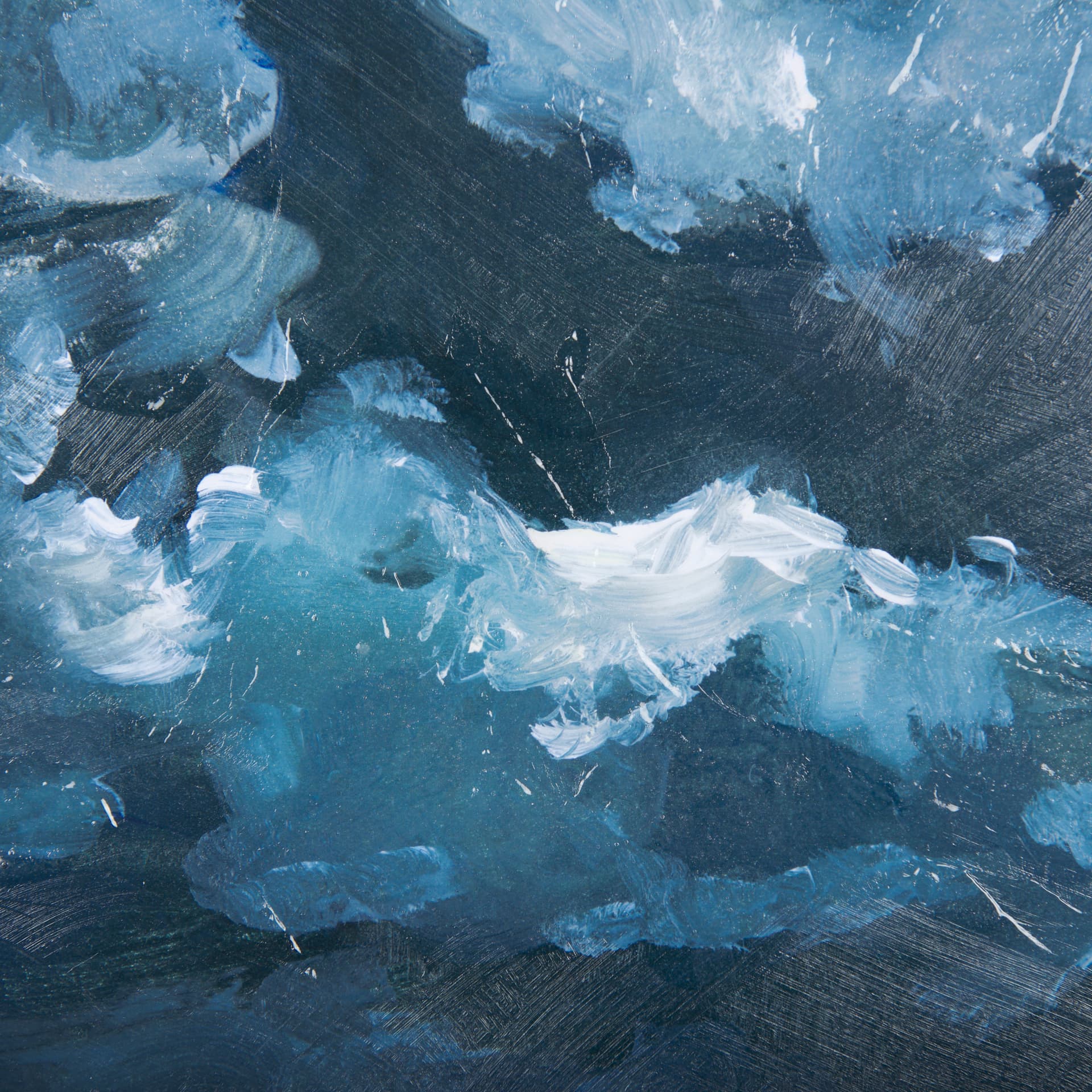 Night cloud II by Mercana Studio a Hand Embellished Textured Framed Art Print — product photograph