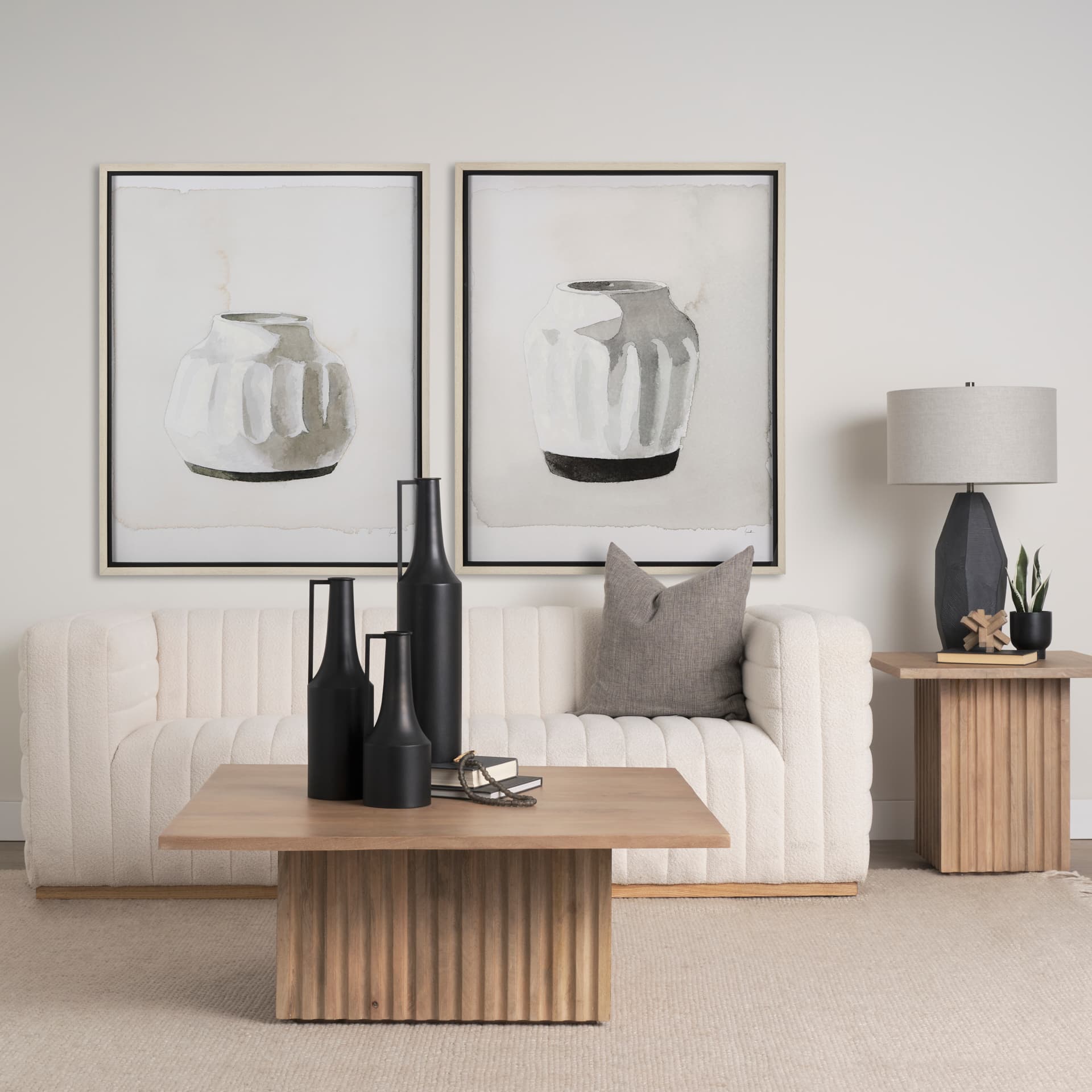 Vessel I by Mercana Studio a Hand Embellished Textured Framed Art Print Matted under Glass — product photograph