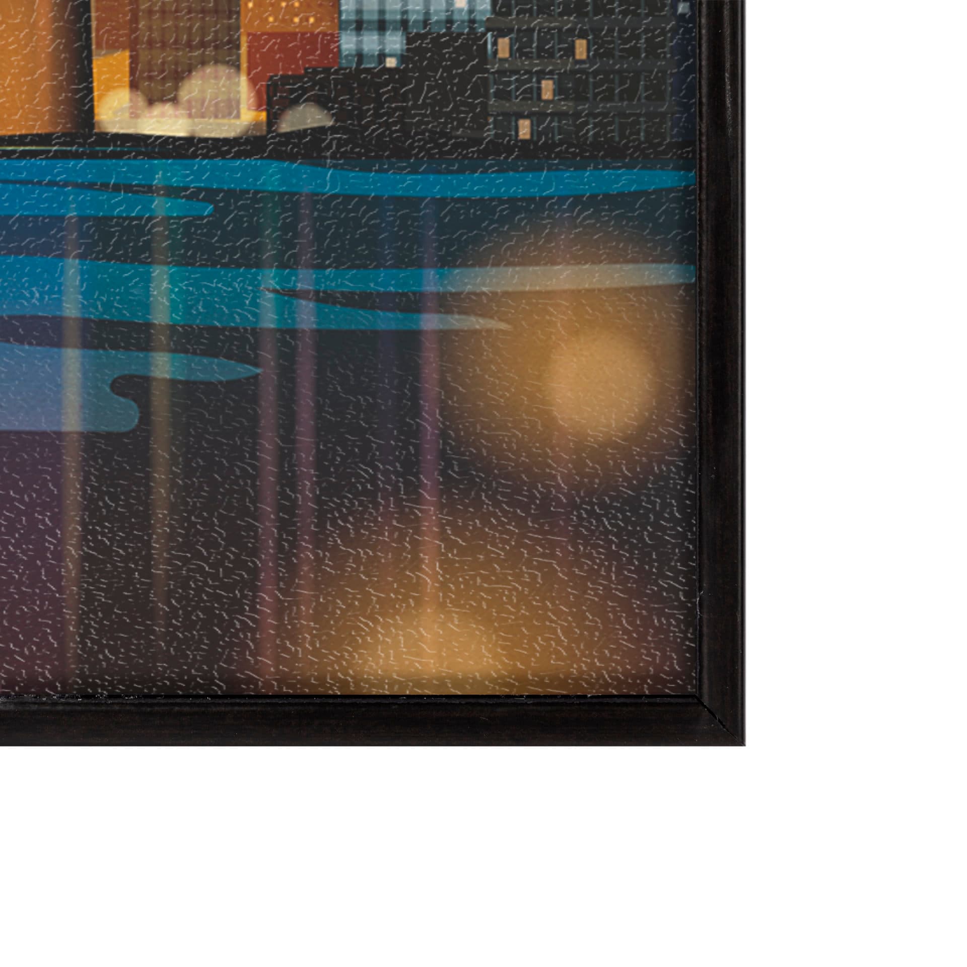 Toronto Go Canada (SM) by Mercana Studio a Hand Embellished Decograph Framed Art Print — product photograph