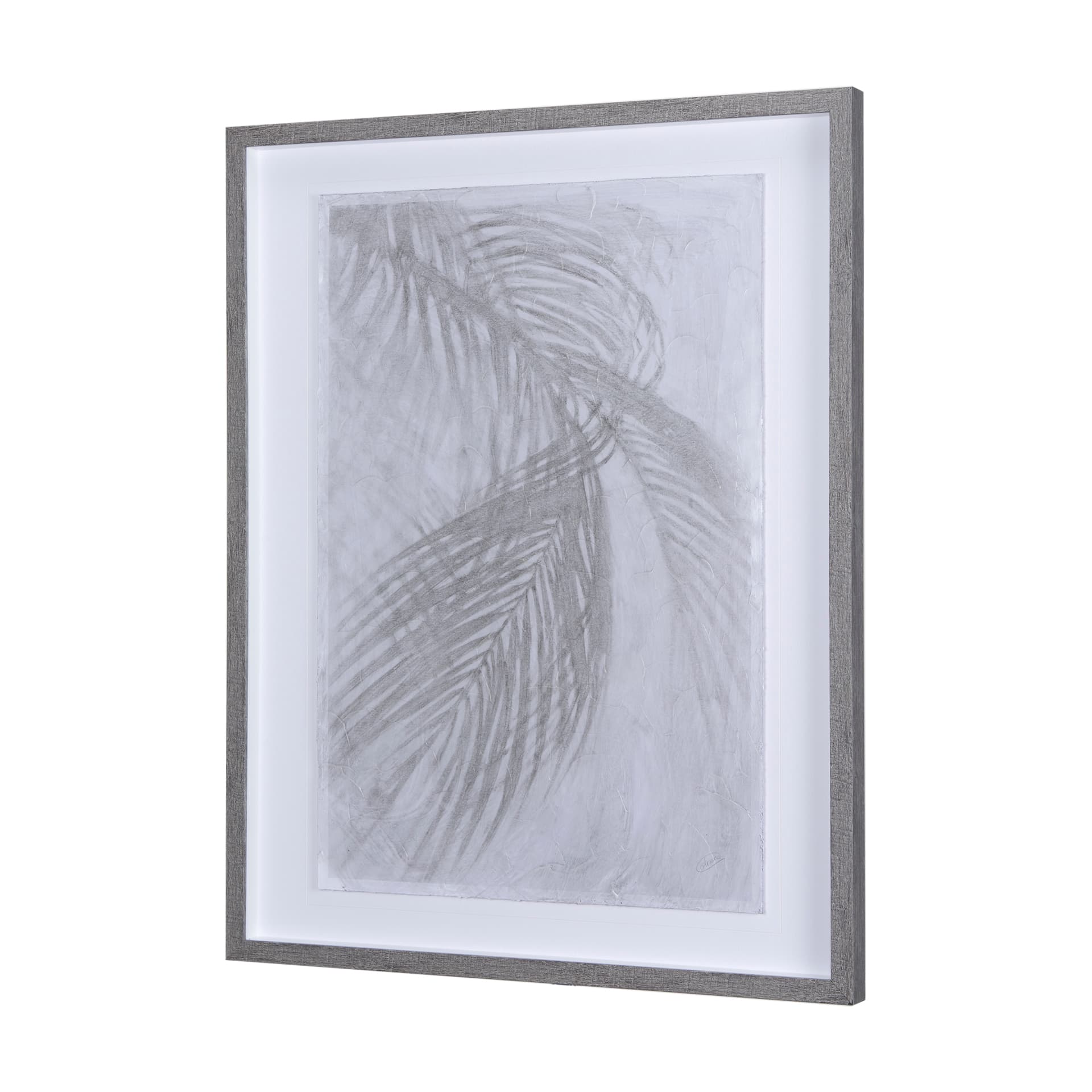 Shadows I by Mercana Studio a Hand Embellished Textured Framed Art Print Matted under Glass — product photograph