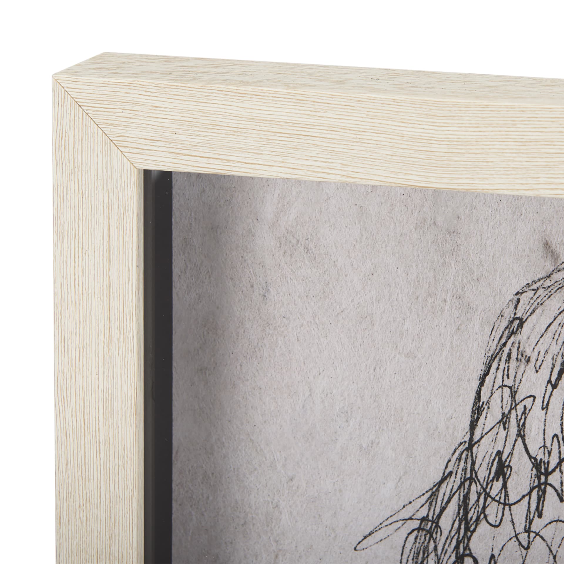 Three Buddies by Mercana Studio a Hand Embellished Textured Framed Art Print Matted under Glass — product photograph
