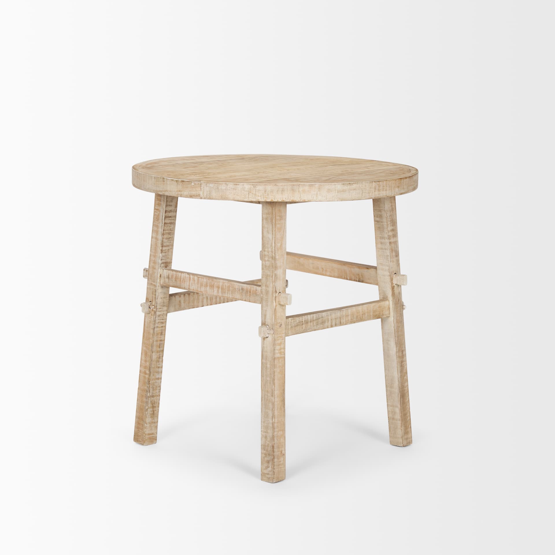 Rosie Large Blonde Wood End Table — product photograph