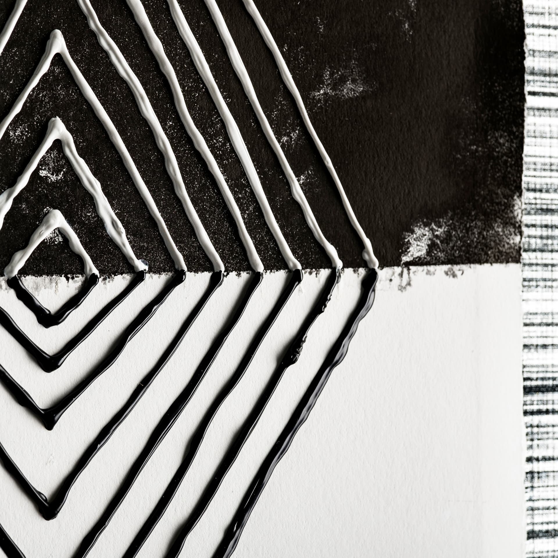 Diamond by Studio M a handmade Original Framed Artwork under Glass — product photograph