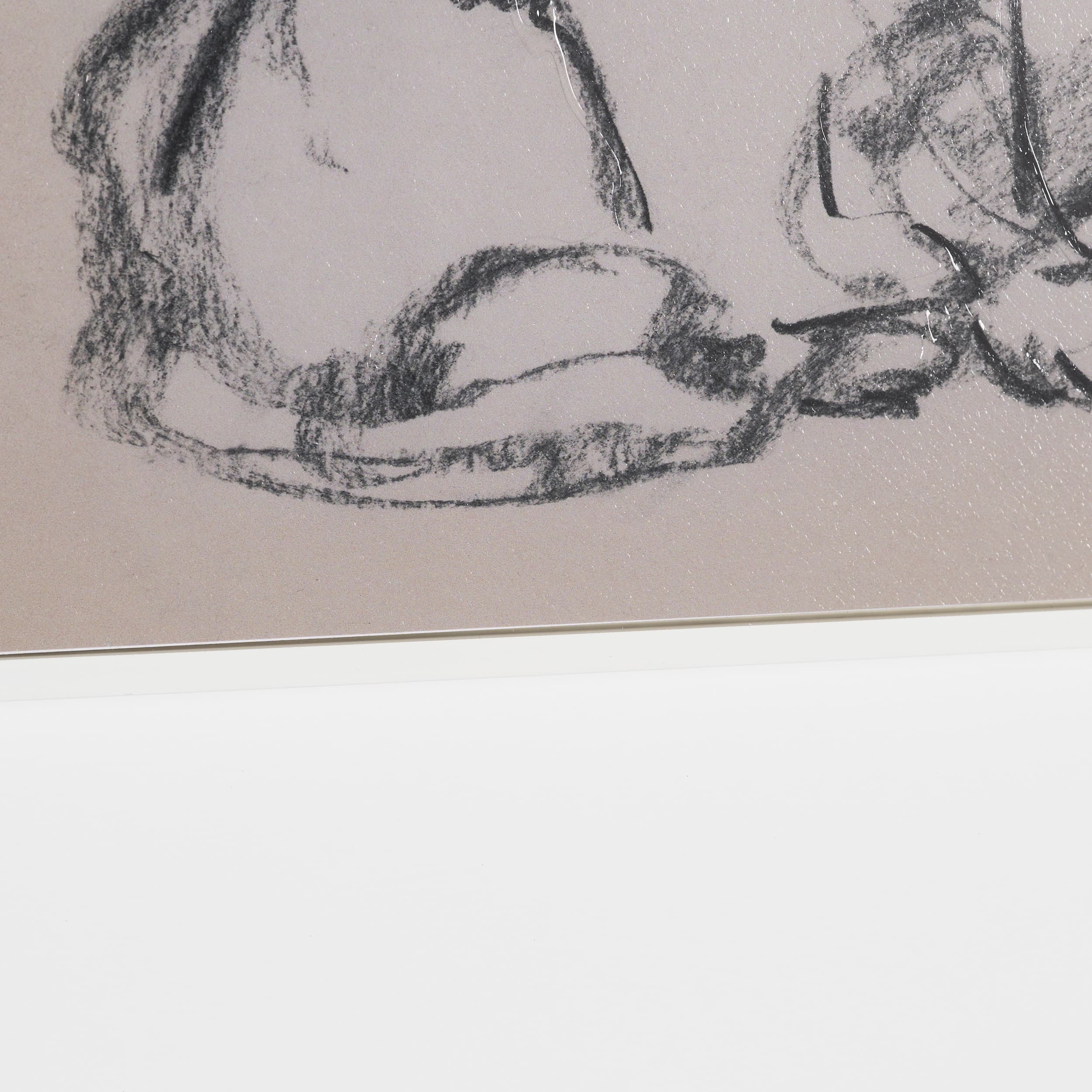 Dachshunds by Mercana Studio Hand-Embellished Framed Artwork Matted under Glass — product photograph