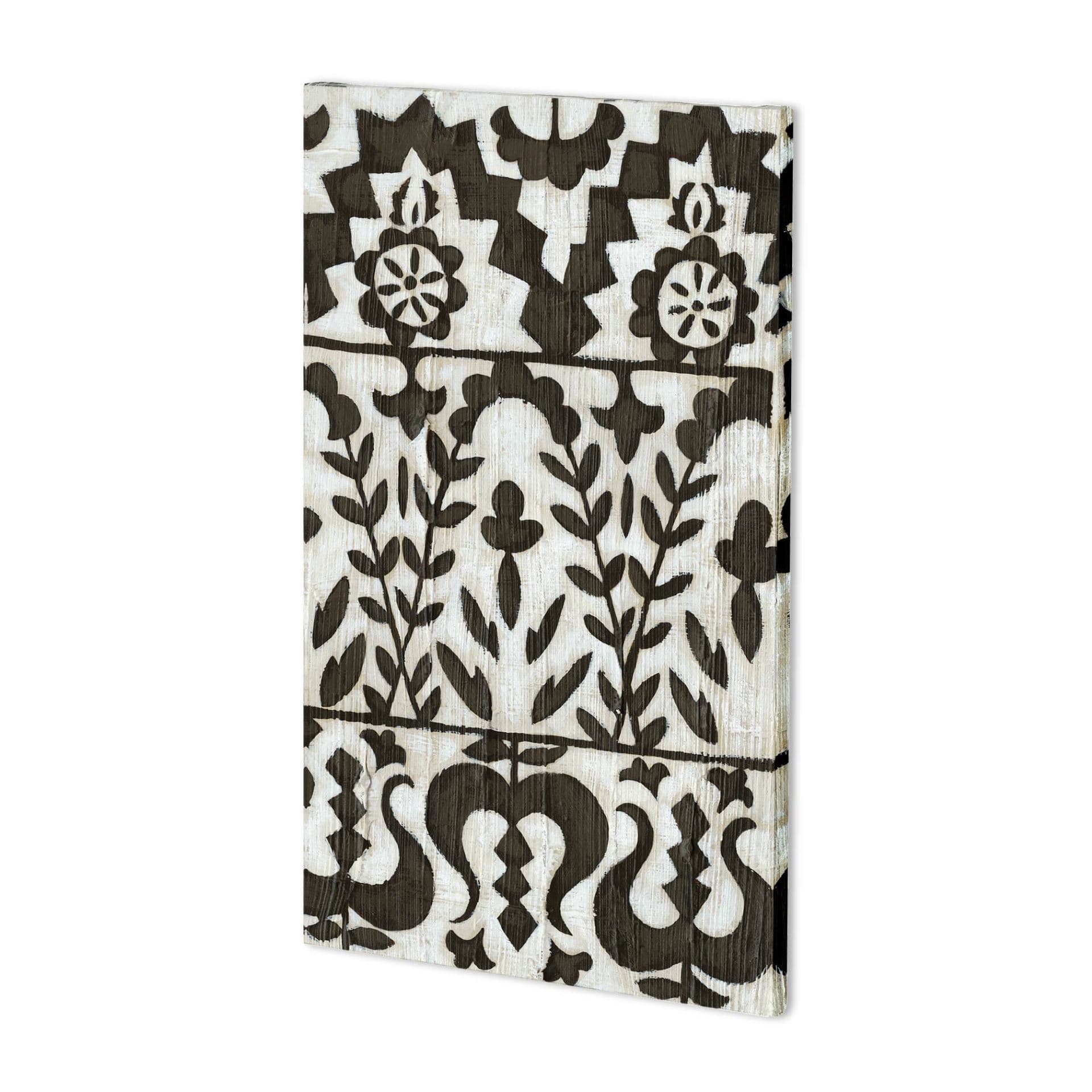 Flamenco Pattern II by Chariklia Zarris a Hand Embellished Textured Canvas — product photograph