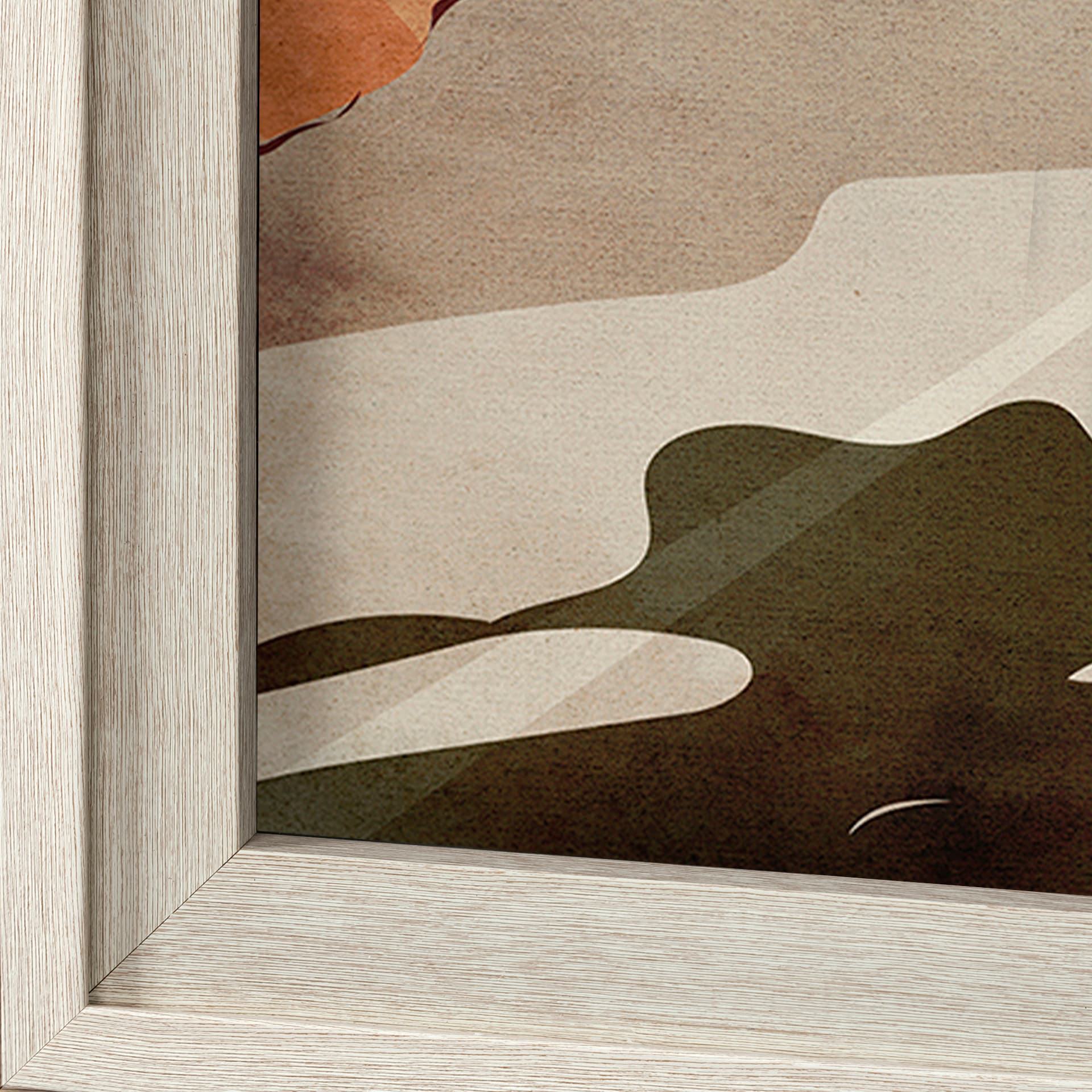 Utah Go USA (XL) by Mercana Studio a Hand Embellished Decograph Framed Art Print under Glass — product photograph