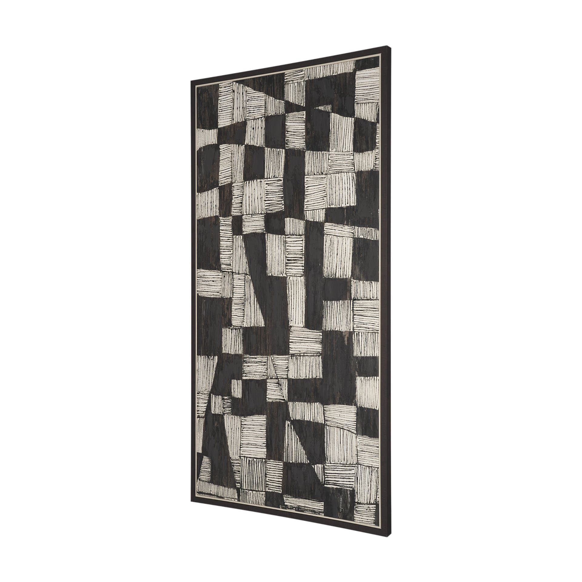 Occurrence I by Mercana Studio Hand-Embellished Textured Framed Canvas Artwork — product photograph