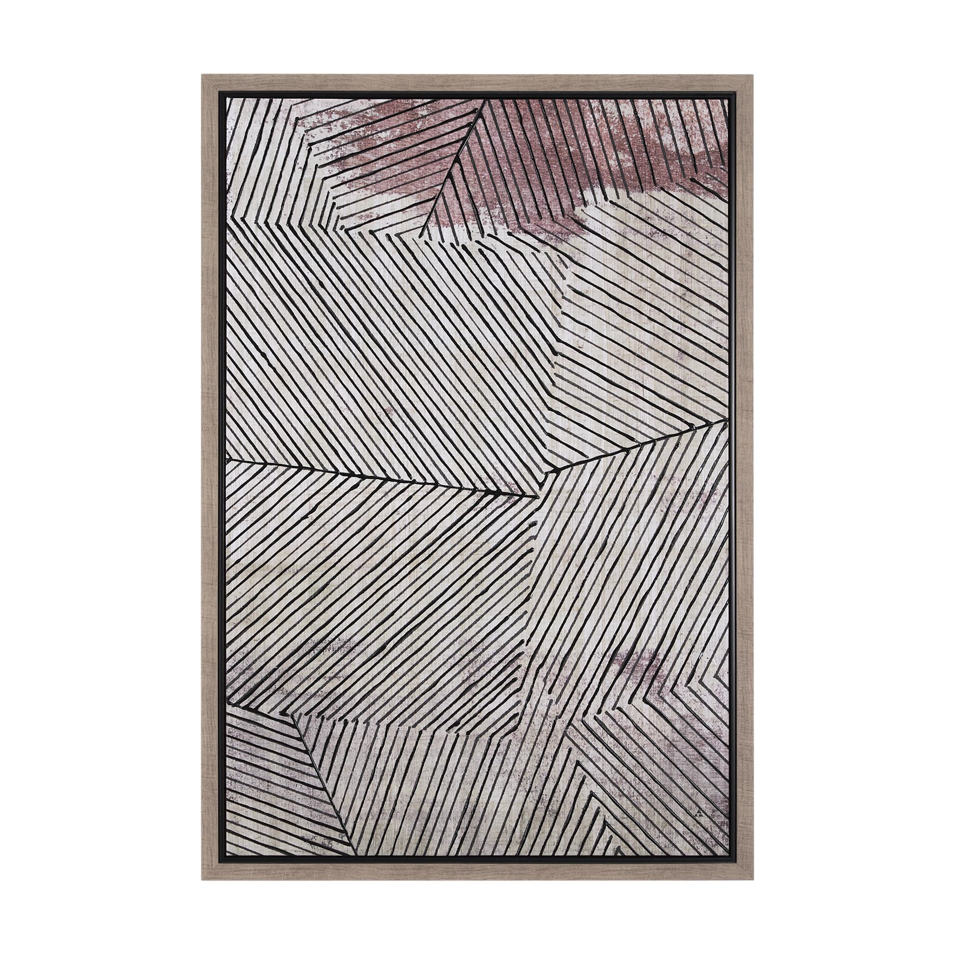 Papyrus Texture I by Mercana Studio a Hand Embellished Textured Framed Canvas — product photograph