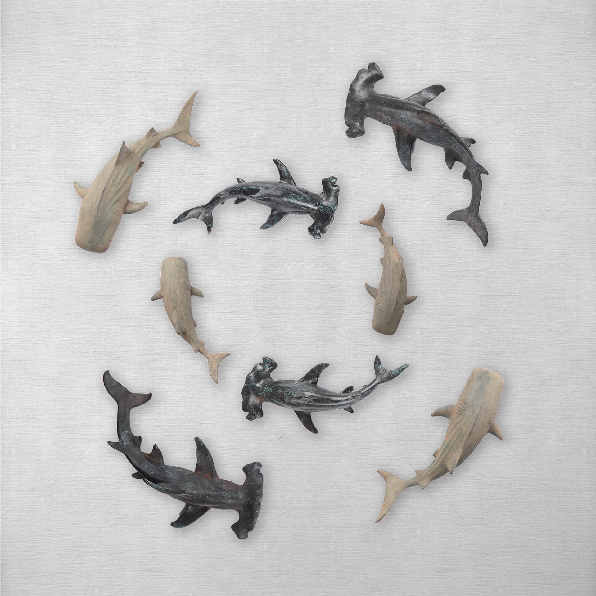 Acus 24H Large Hammer Head Shark Wall Decor — product photograph