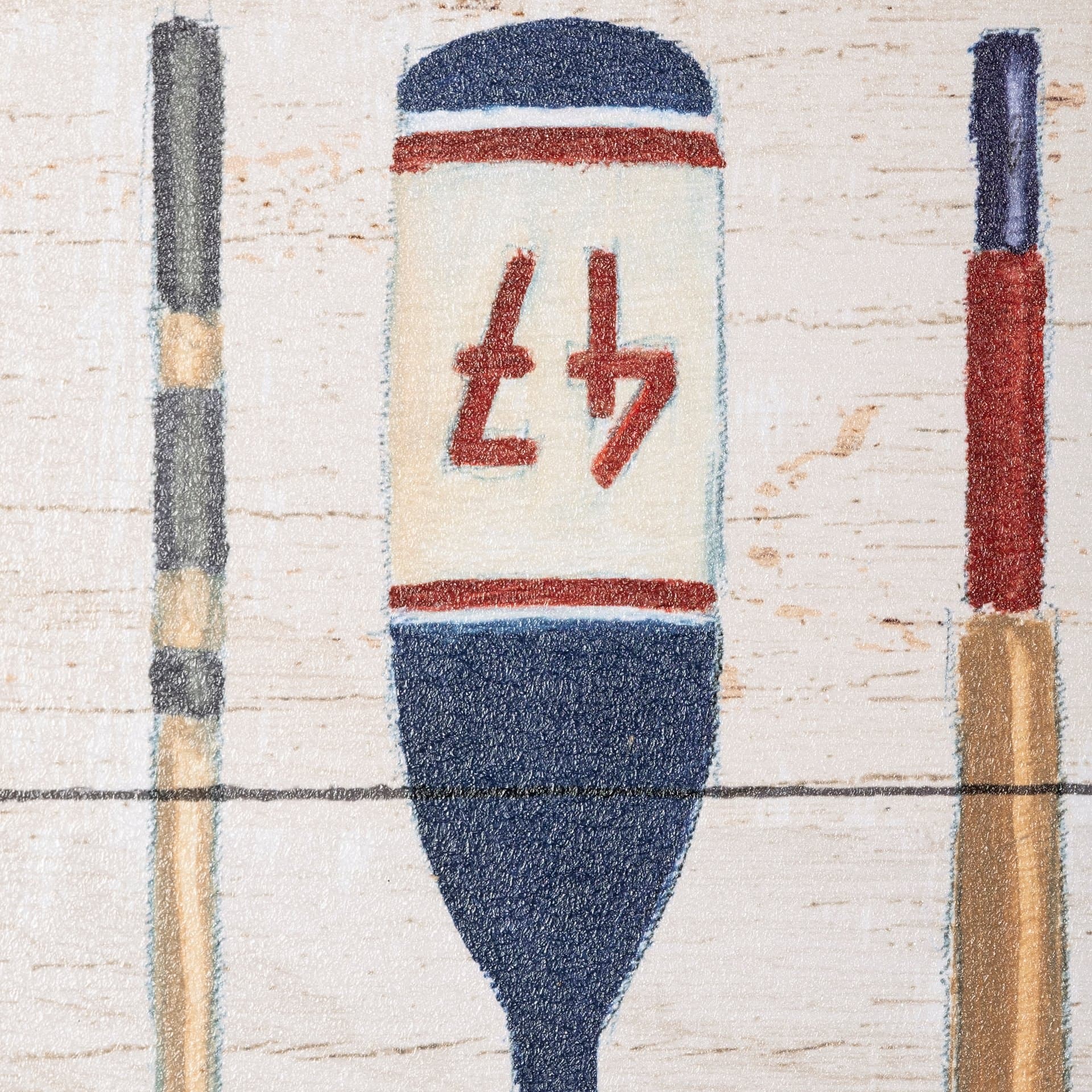 Nautique X by James Wiens a Hand Embellished Textured Framed Art Print — product photograph
