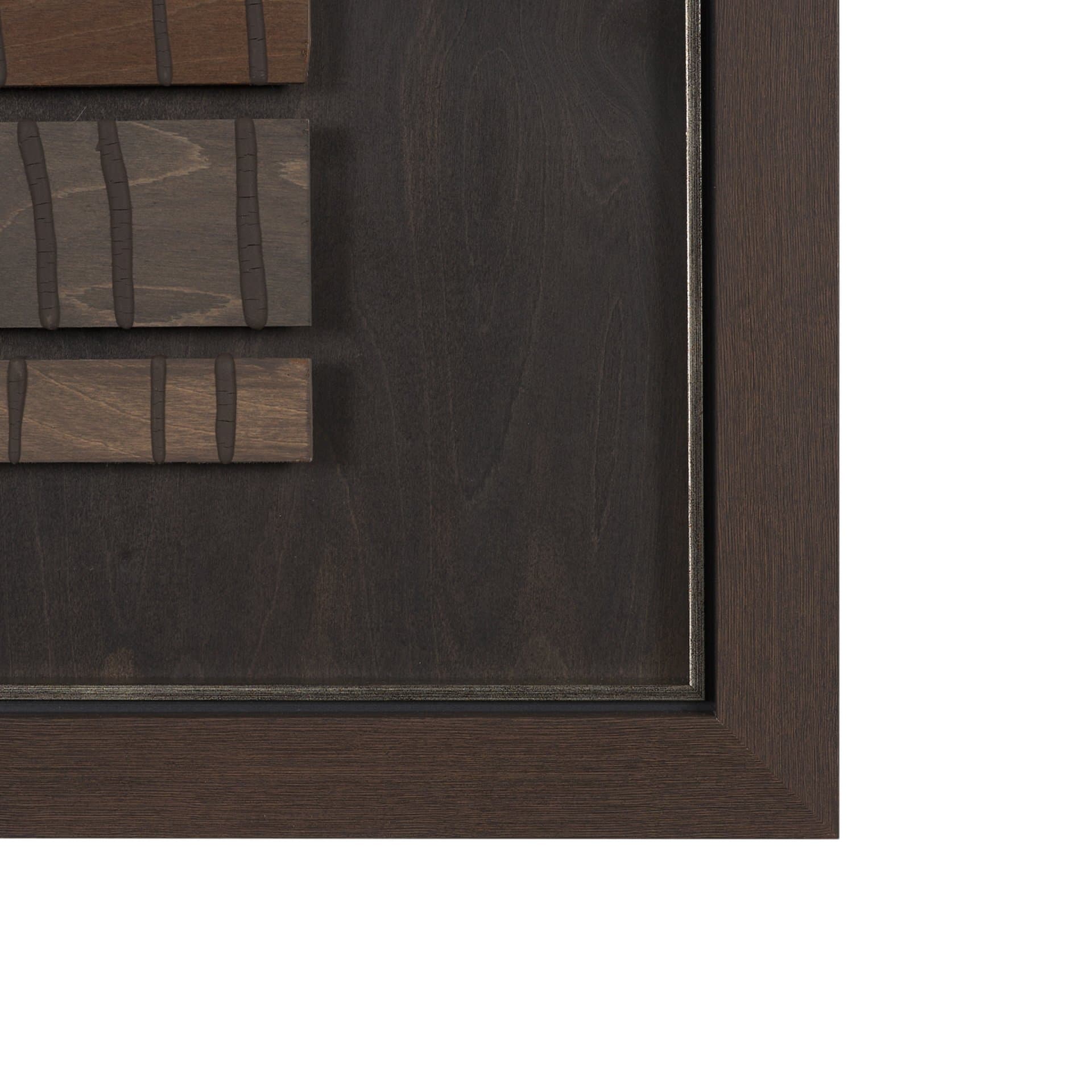 Timber Mosaic by Studio M a Handmade Original Framed Artwork — product photograph