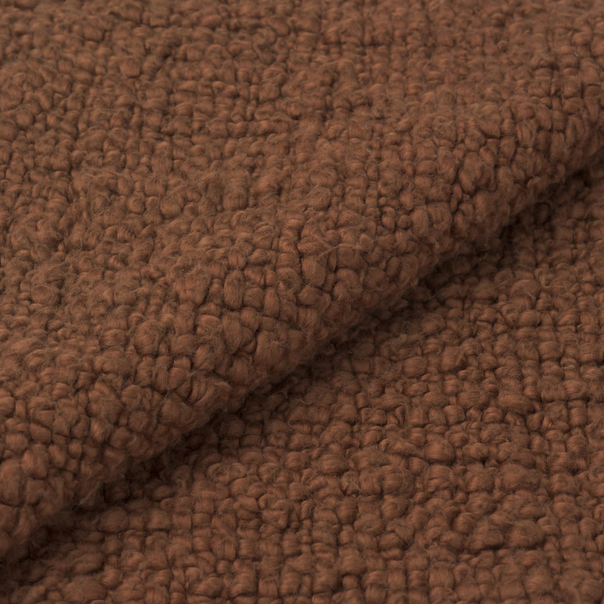 Kambal Mahogany Woven Cotton Throw Blanket — product photograph