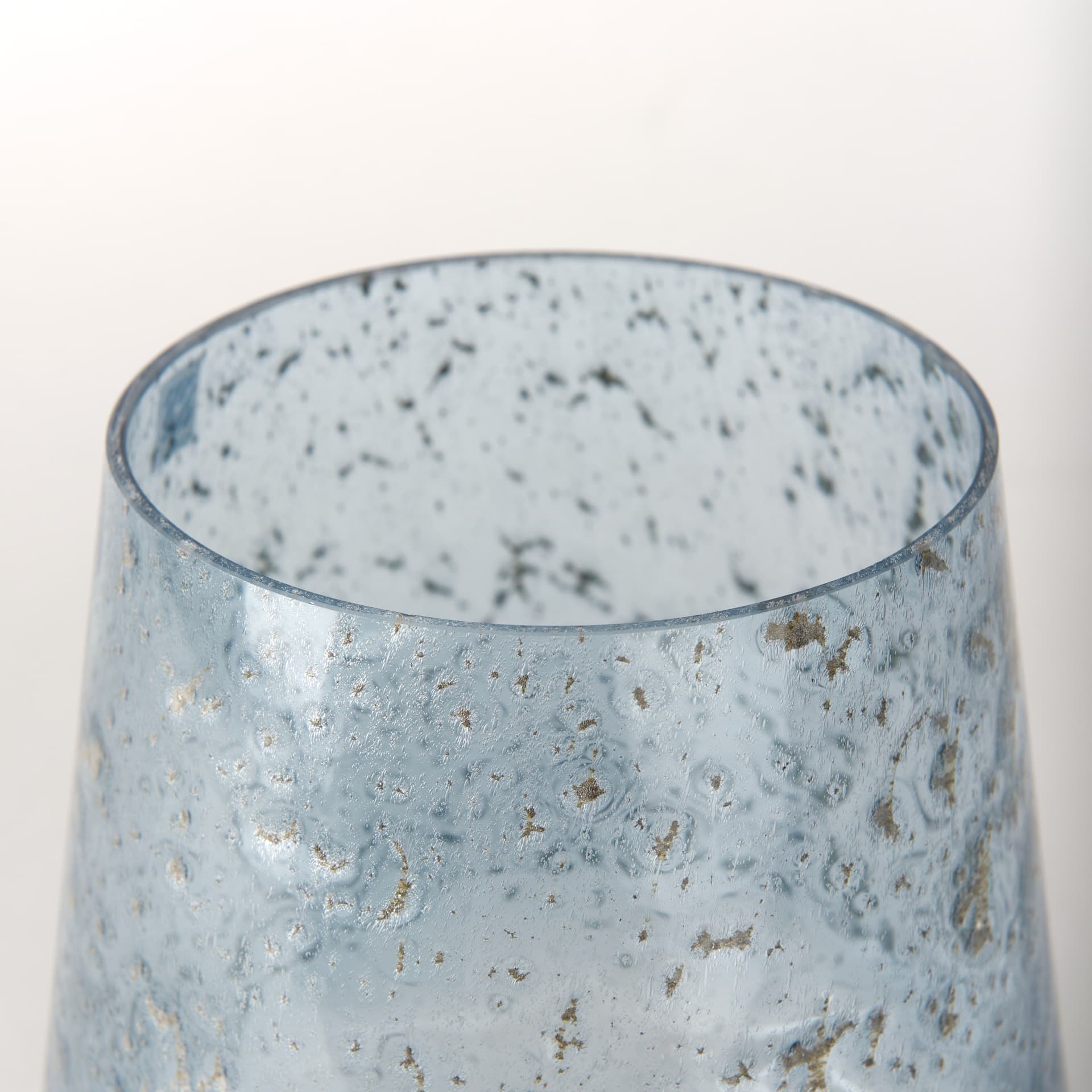 Robyn Tall Blue Glass Vase — product photograph