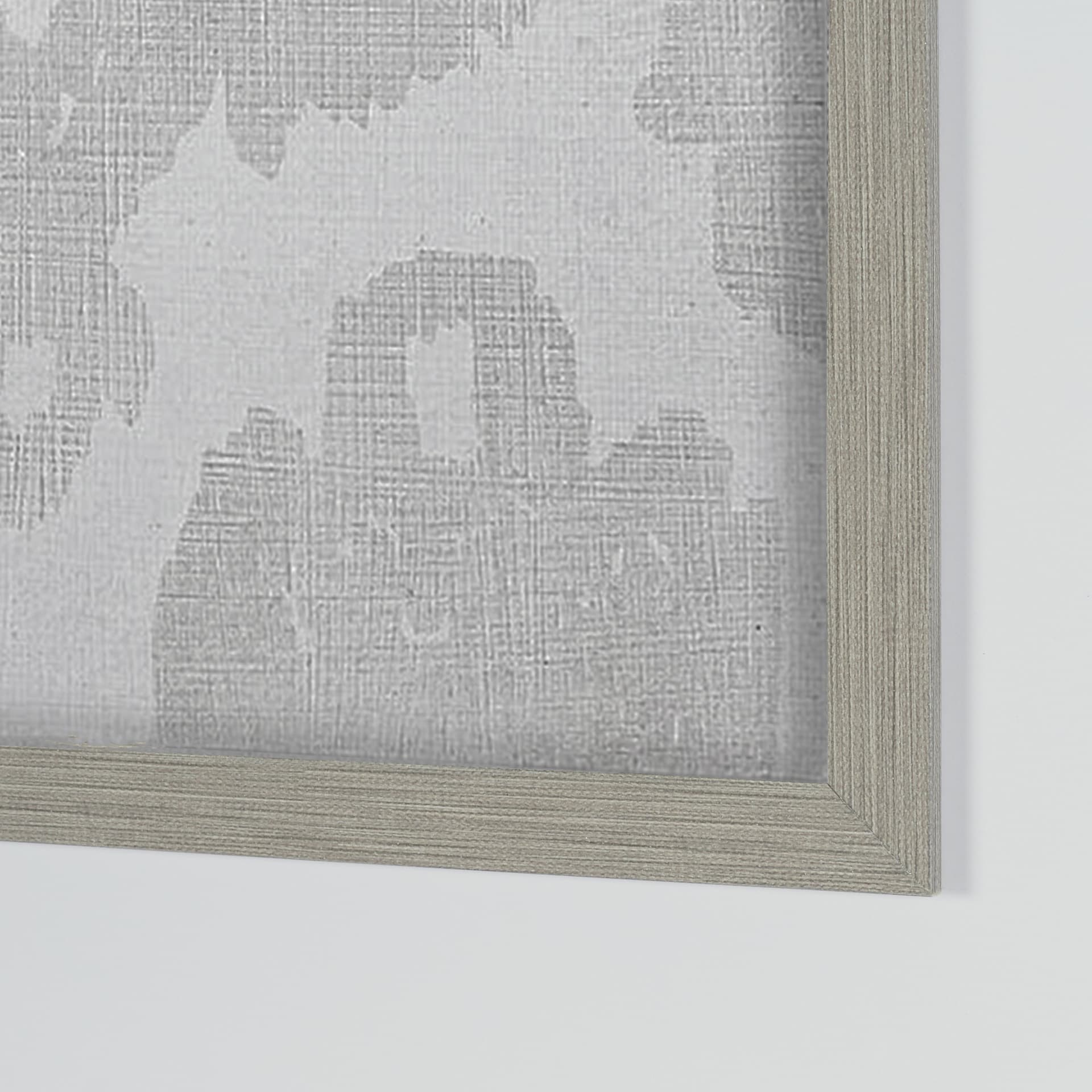 Shadow Ikat IV by Chariklia Zarris a Hand Embellished Textured Framed Art Print Matted under Glass — product photograph