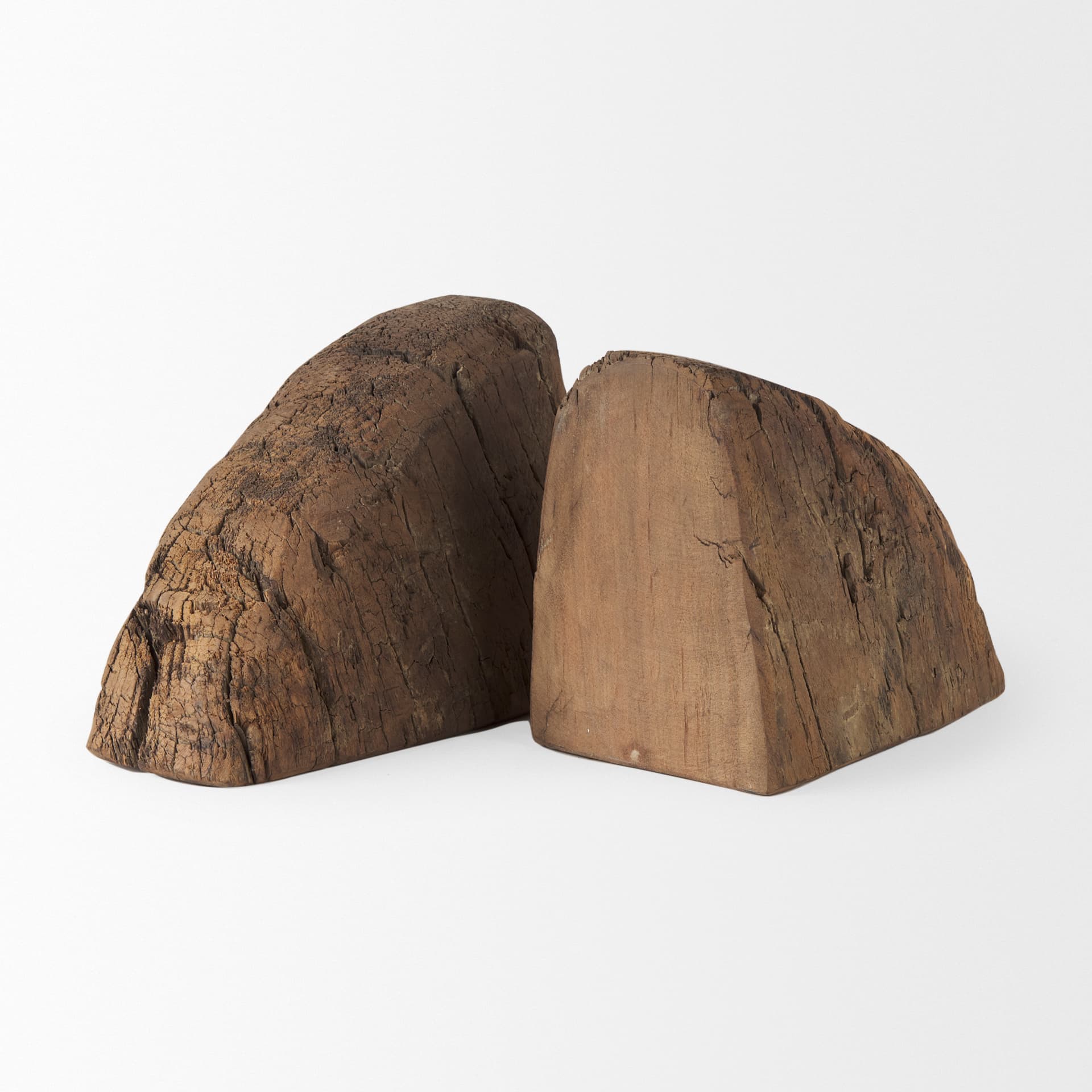 Incana Handmade Reclaimed Wooden Bookends — product photograph