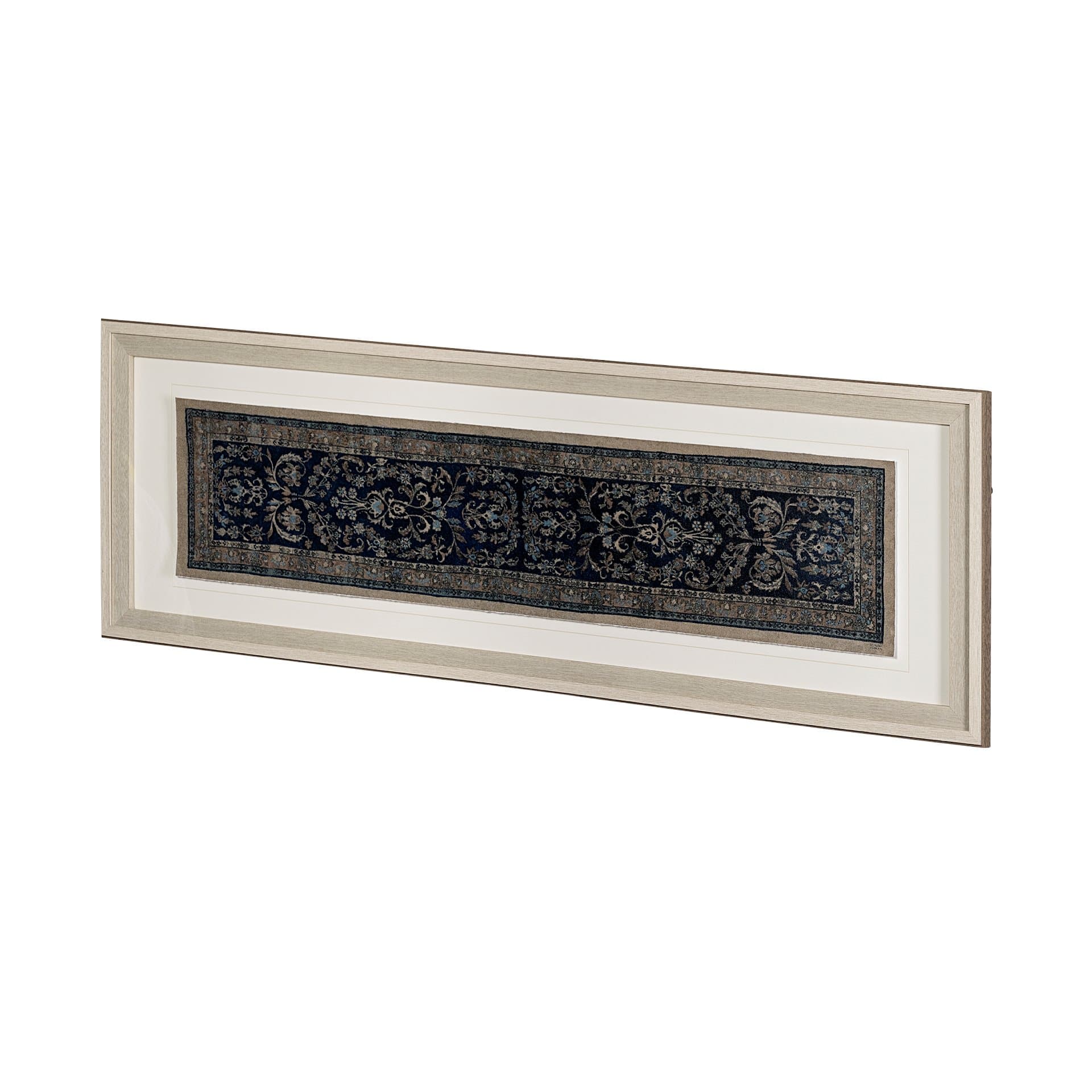Carpet by Mercana Studio a Hand Embelished Textured Framed Art Print Matted under Glass — product photograph
