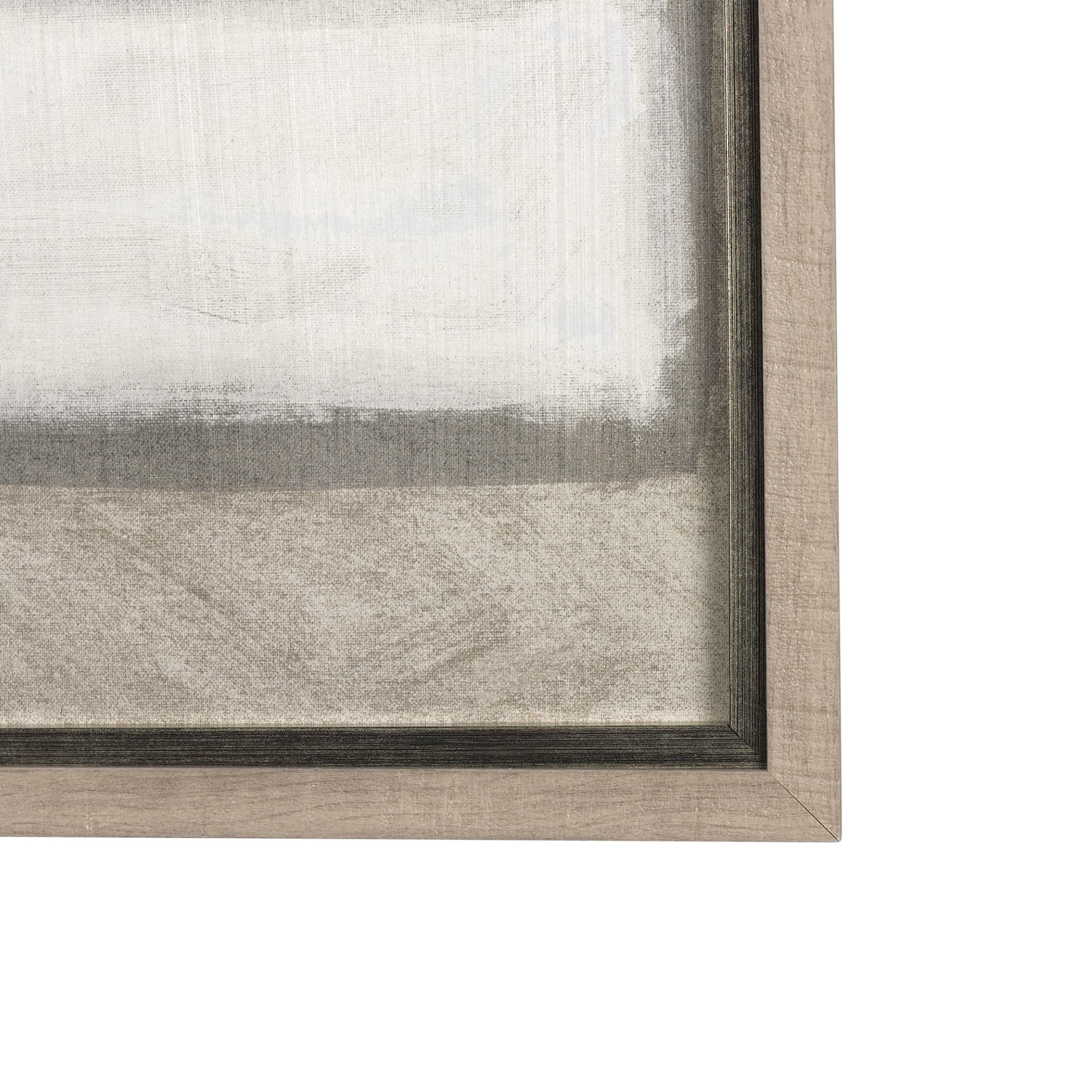 Ecru by Mercana Studio a Hand Embellished Textured Framed Art Photograph Matted under Glass — product photograph