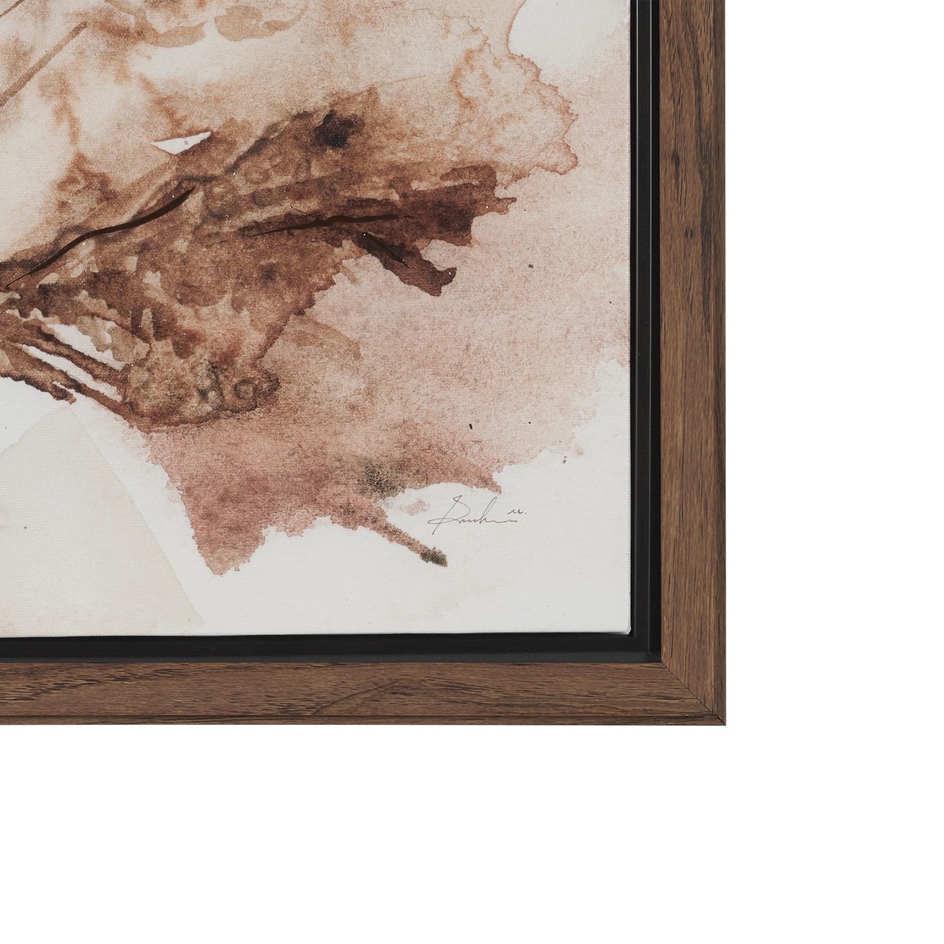 Fieldspoke I by Mercana Studio Hand-Embellished Textured Framed Canvas Artwork — product photograph