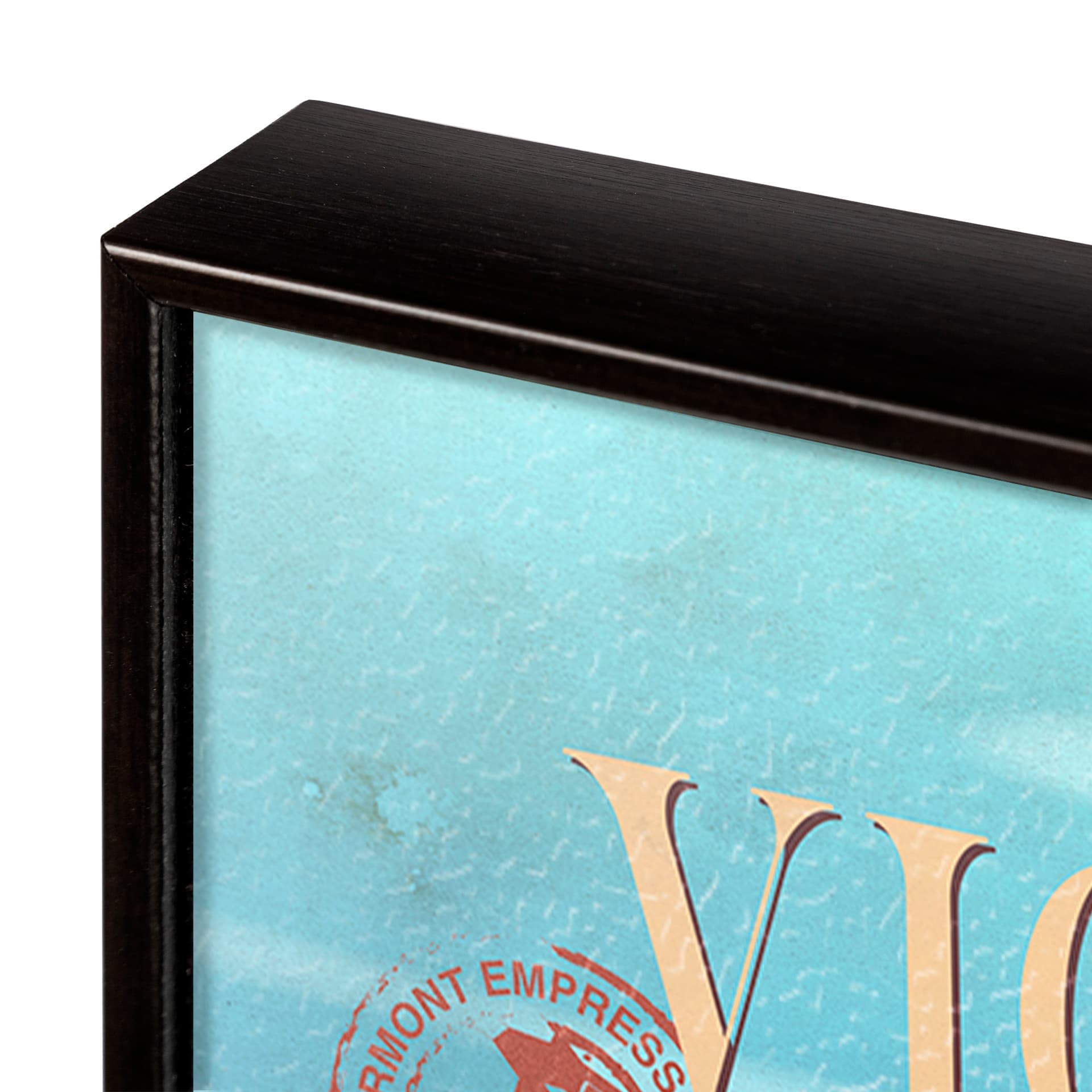 Victoria Go Canada (SM) by Mercana Studio a Hand Embellished Decograph Framed Art Print — product photograph