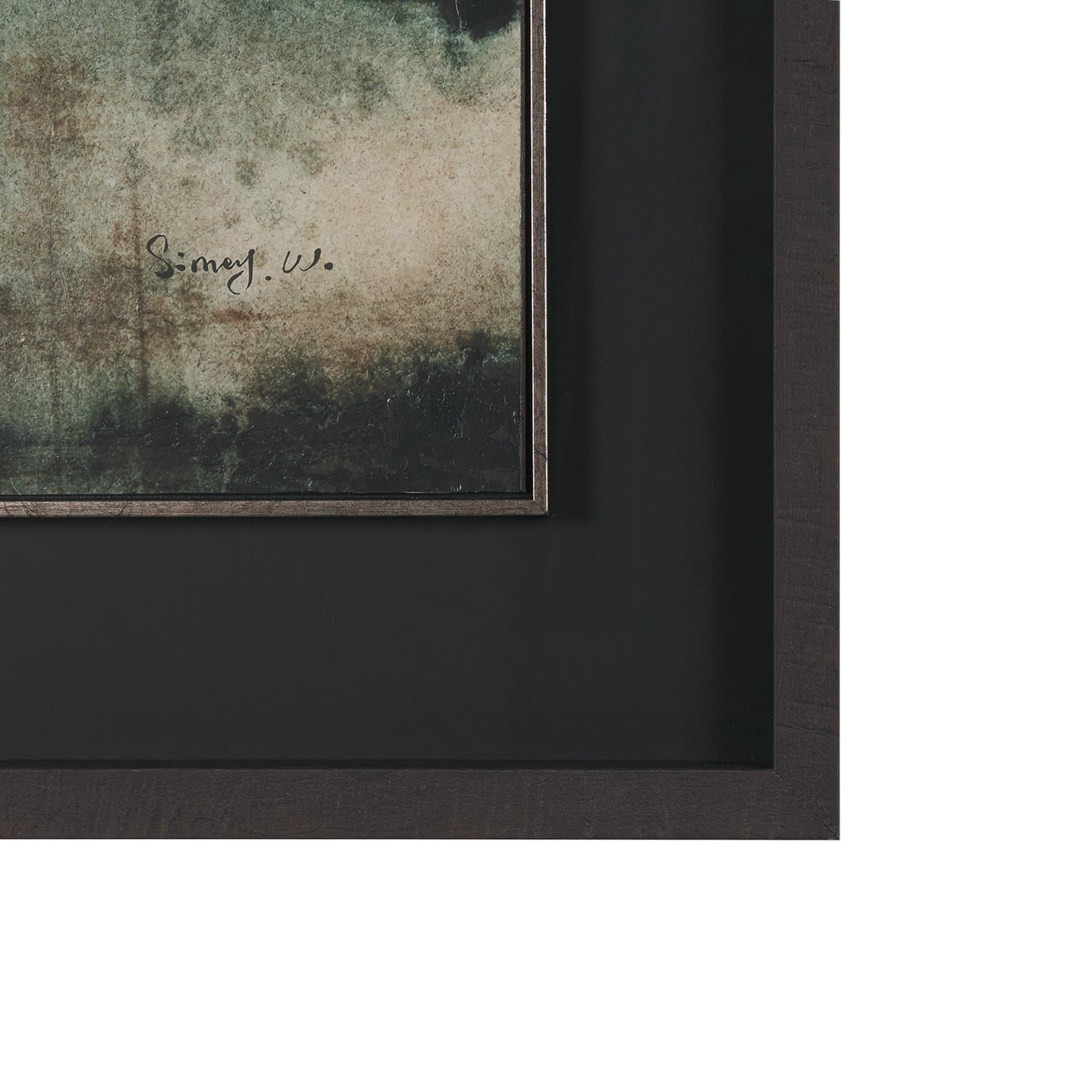 Watercolor Dreamscape II by Mercana Studio Hand Embelished Framed Artwork Matted under Glass — product photograph