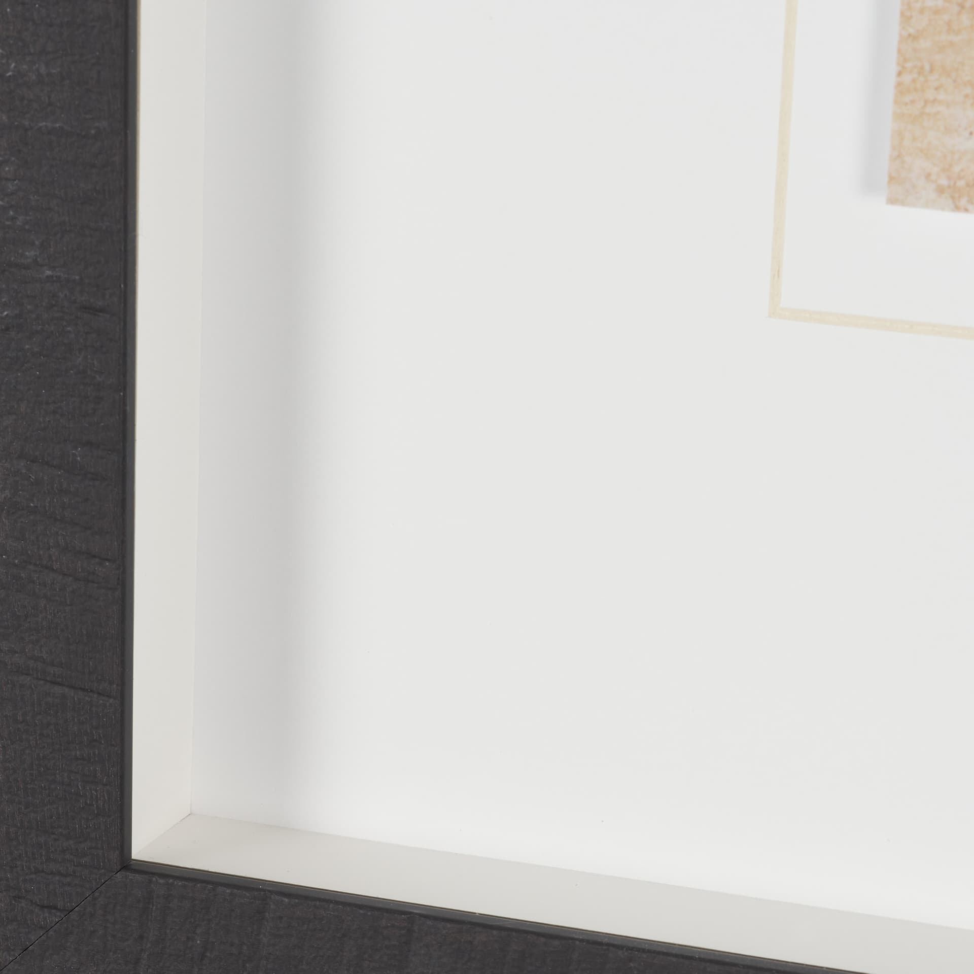 Fedora by Mercana Studio Hand-Embellished Textured Framed Artwork Matted under Glass — product photograph