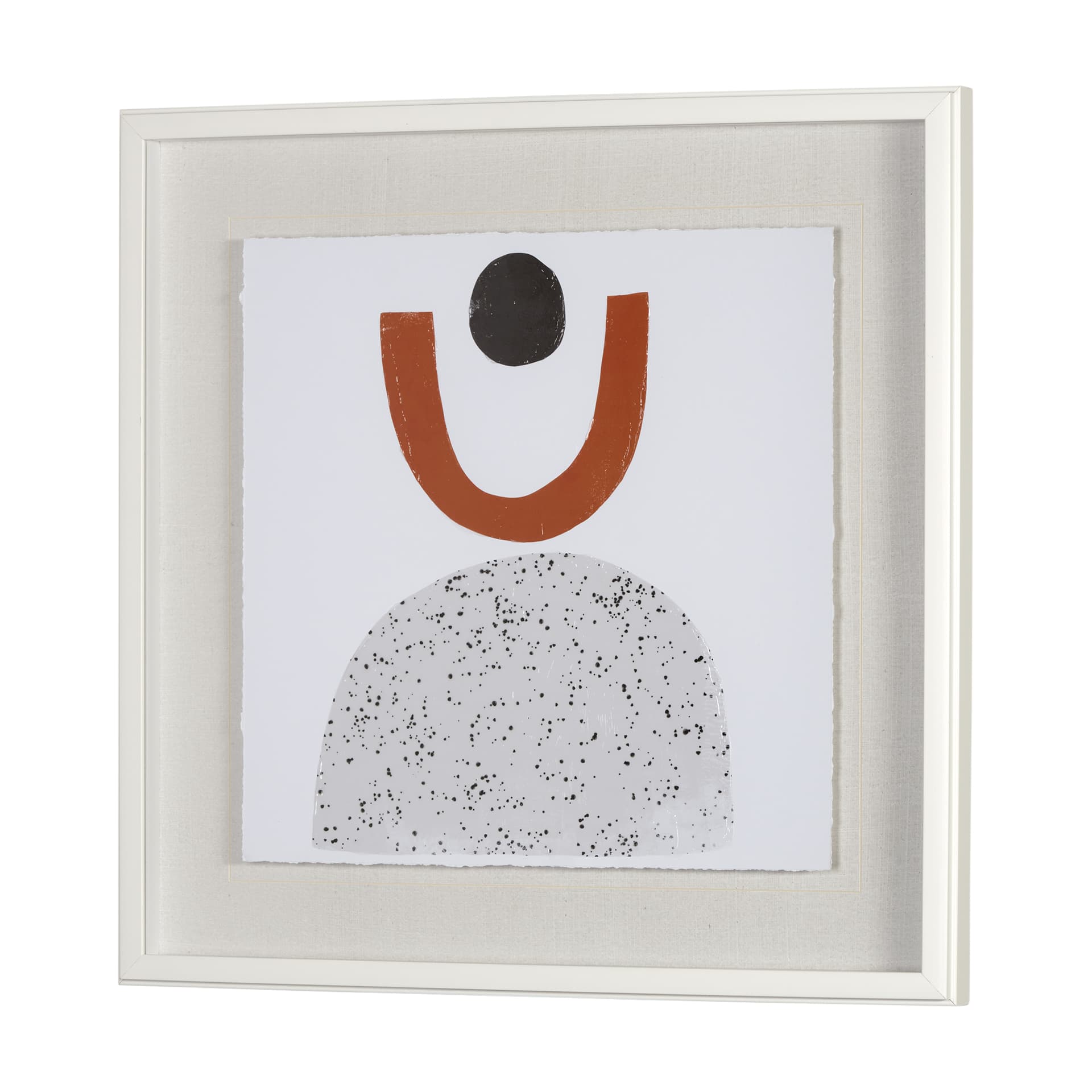 Tota I by Victoria Borges a Hand Embellished Textured Framed Art Print Matted under Glass — product photograph