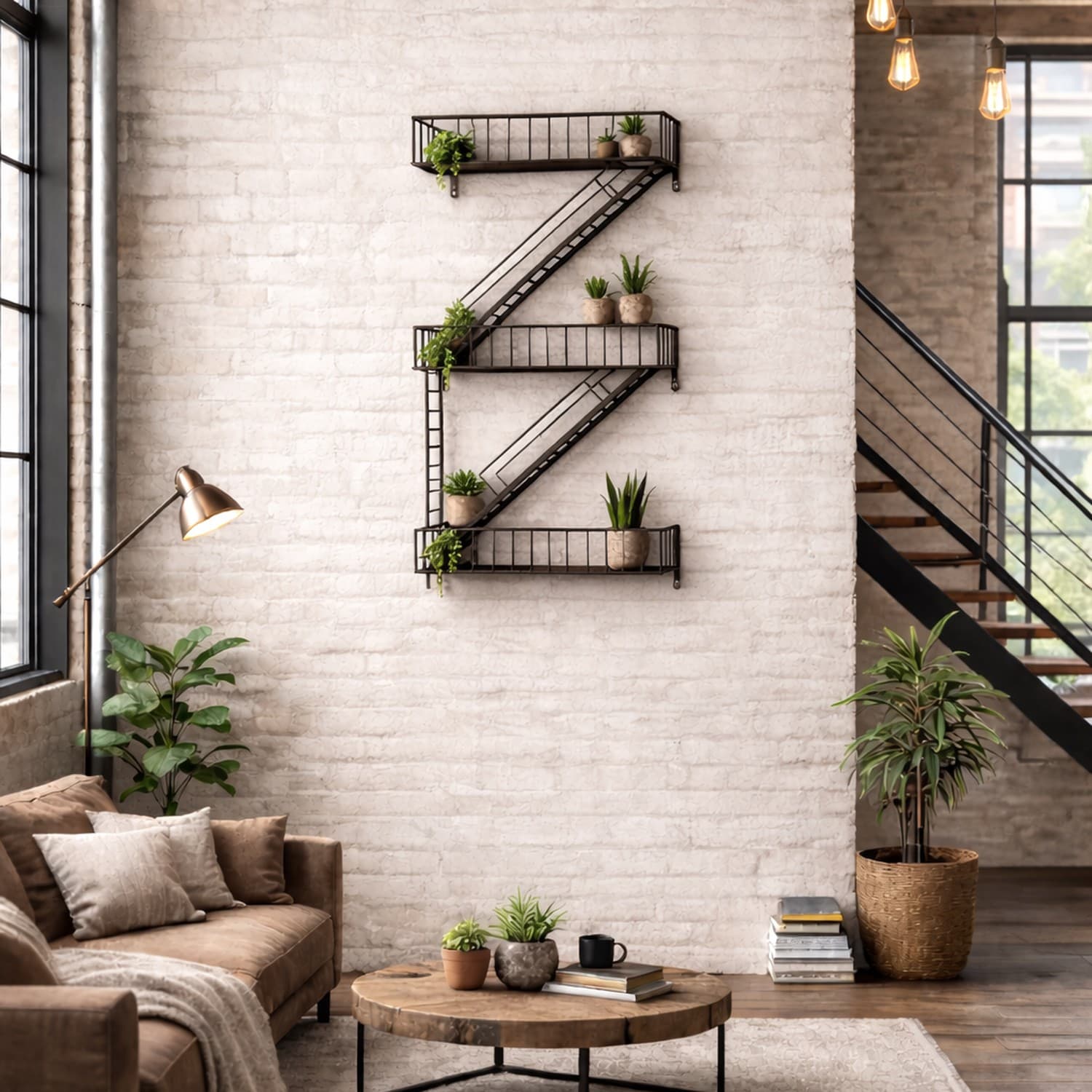 Gastown 42H Wall Mounted Fire Escape Shelf — product photograph