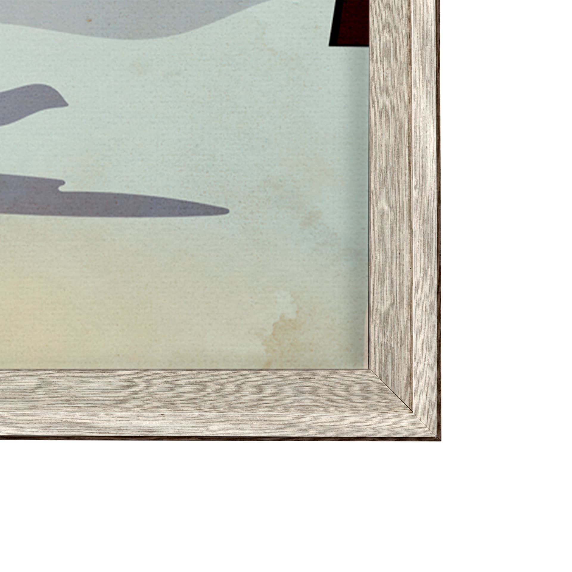 Blue Mountain by Simeng a Framed Art Print Matted under Glass — product photograph