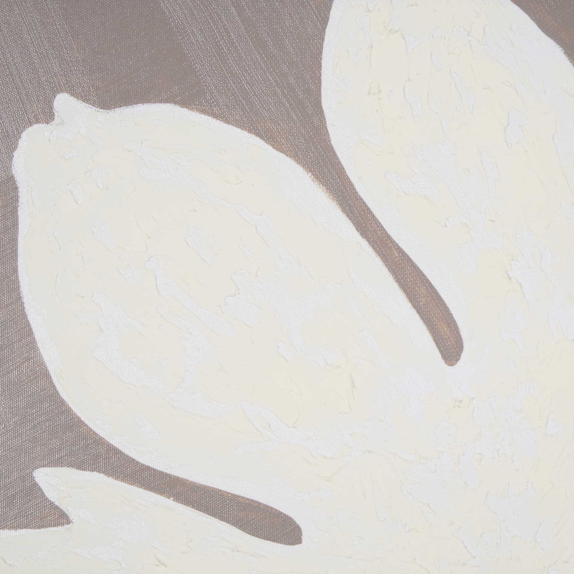 Floral Silhouettes III by Liz Jardine a Hand Embelished Textured Framed Art Print — product photograph